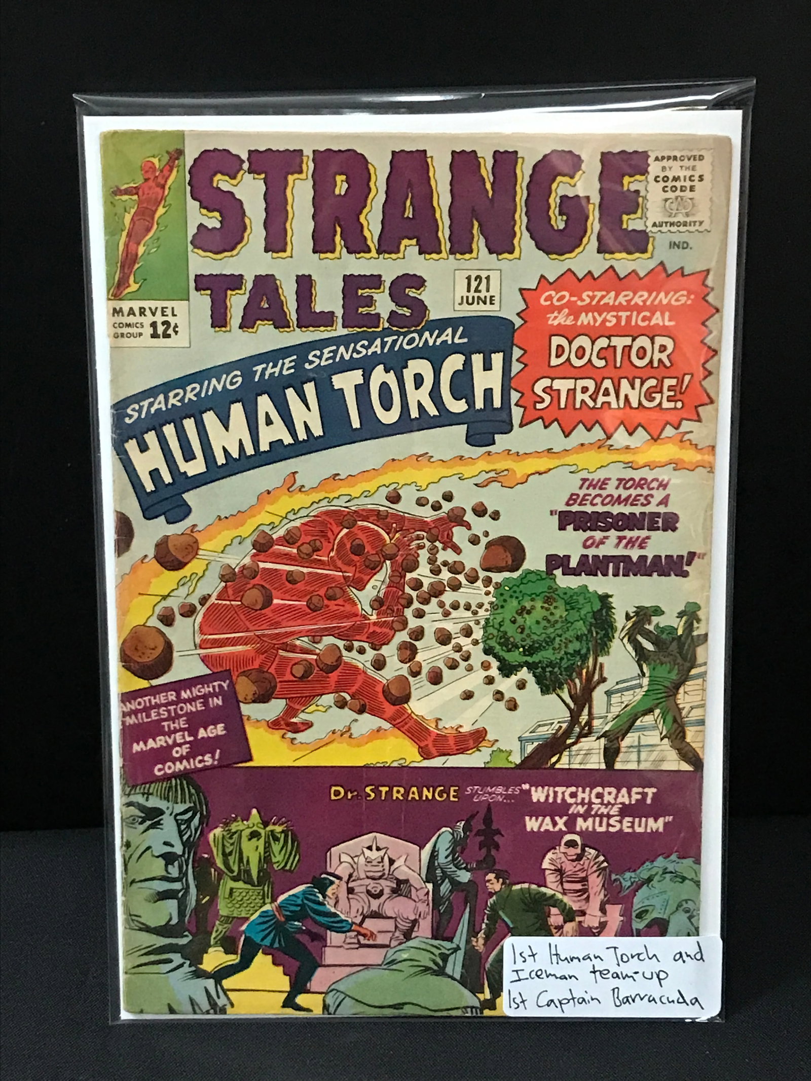 STRANGE TALES #121 1ST CAPTAIN BARRACUDA - MARVEL COMICS (1 of 1)