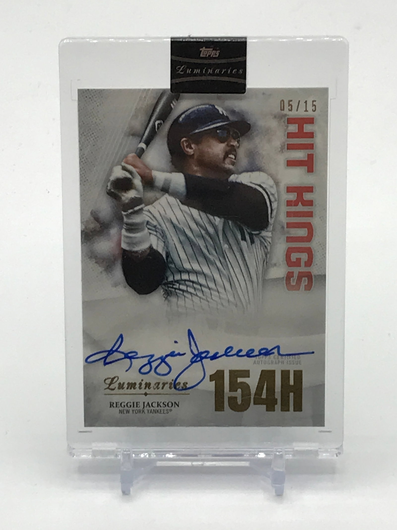 2019 TOPPS LUMINARIES BASEBALL REGGIE JACKSON SIGNED TRADING CARD 05/15: Prices are in Canadian dollars
