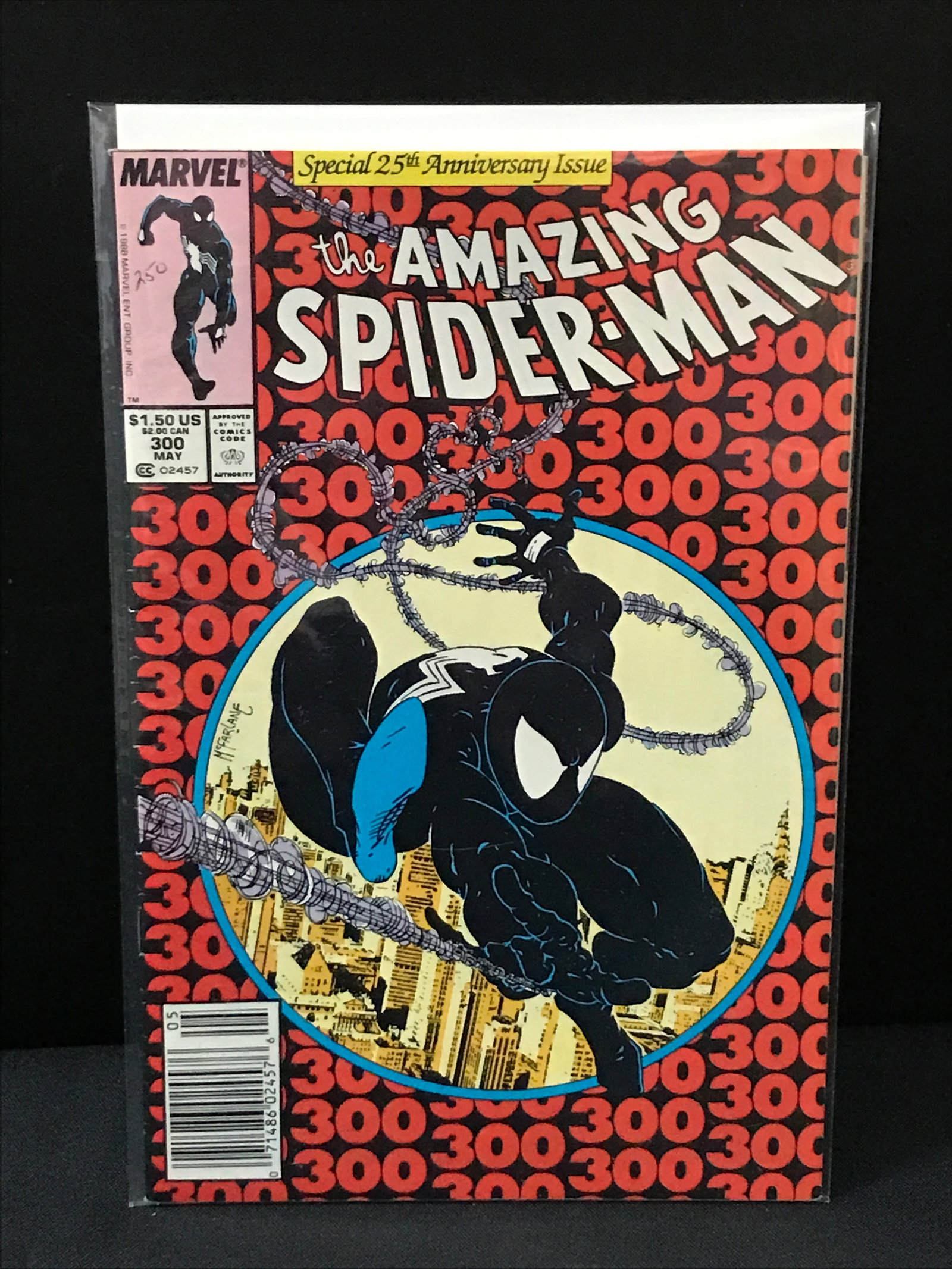 KEY ISSUE THE AMAZING SPIDERMAN NO.300 (HIGHER GRADE NEWSSTAND) - MARVEL COMICS: Prices are in Canadian dollars