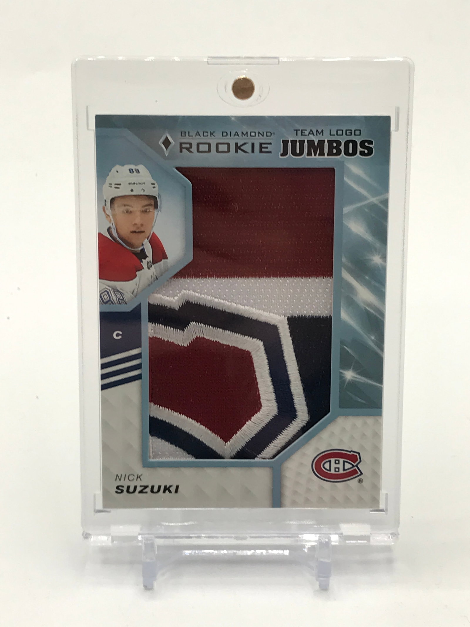 2019-20 UPPER DECK BLACK DIAMOND HOCKEY NICK SUZUKI JUMBO PATCH ROOKIE TRADING CARD: Prices are in Canadian dollars