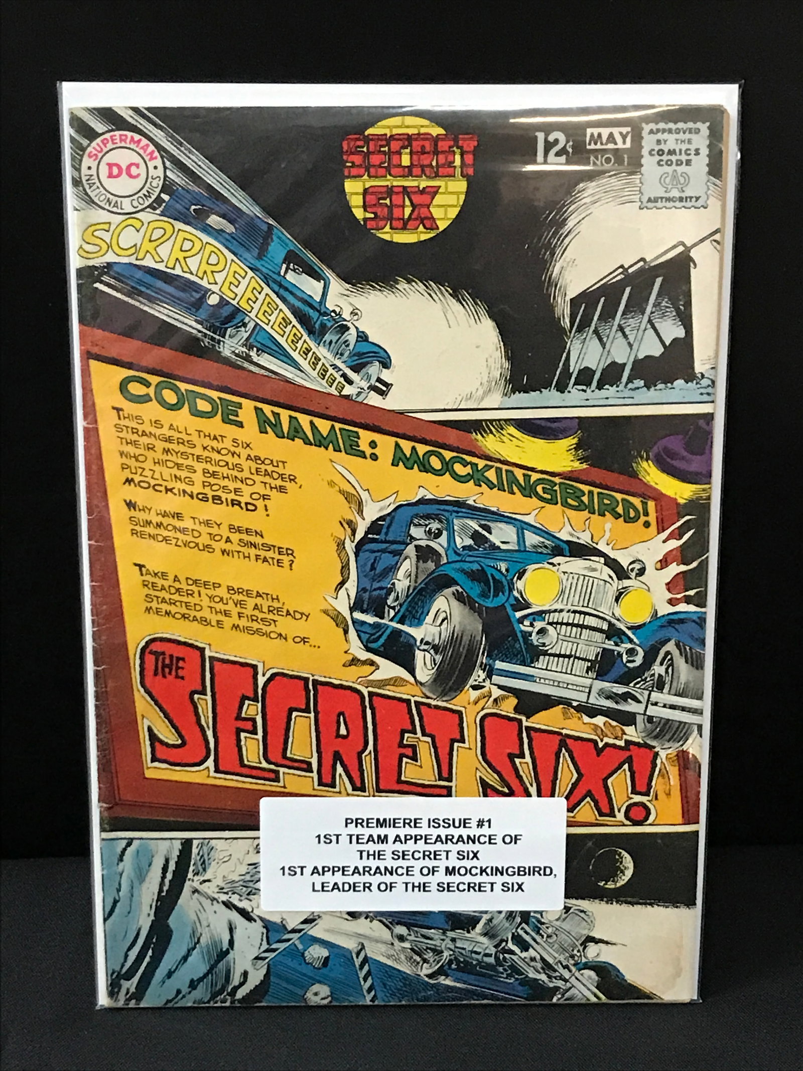 SECRET SIX #1 1ST APP SECRET SIX - DC COMICS: Prices are in Canadian dollars