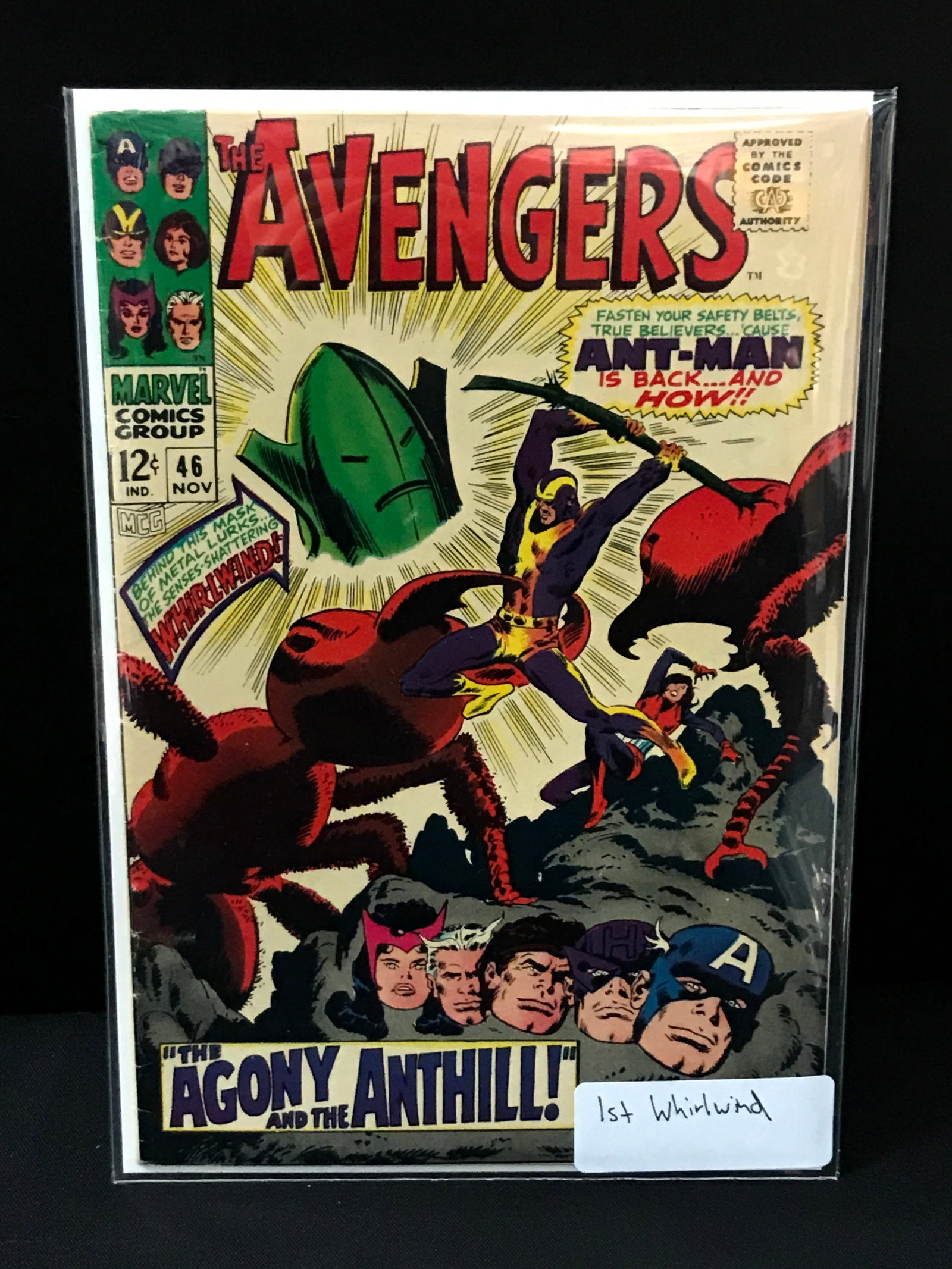 THE AVENGERS #46 1ST WHIRLWIND - MARVEL COMICS: Prices are in Canadian dollars