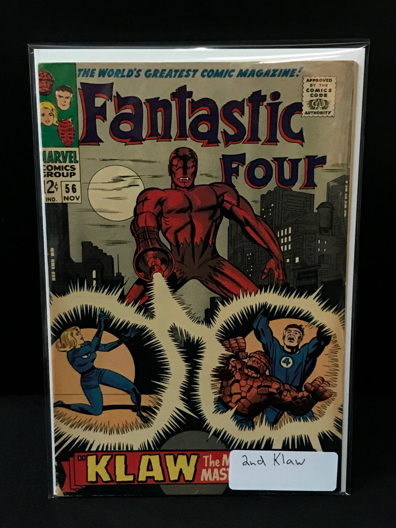 THE FANTASTIC FOUR #56 2ND KLAW - MARVEL COMICS (1 of 1)