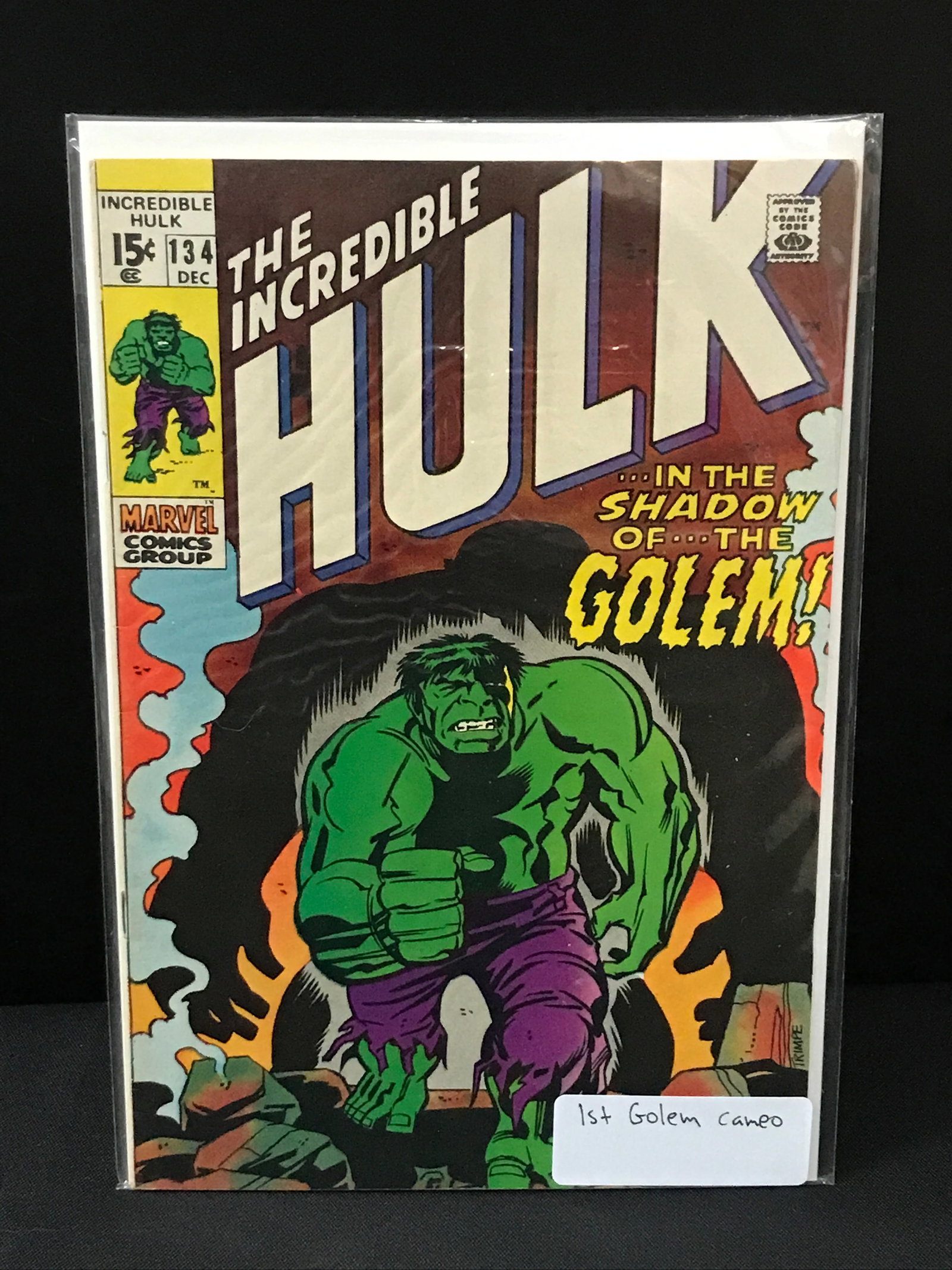 THE INCREDIBLE HULK #134 1ST GOLEM CAMEO - MARVEL COMICS: Prices are in Canadian dollars