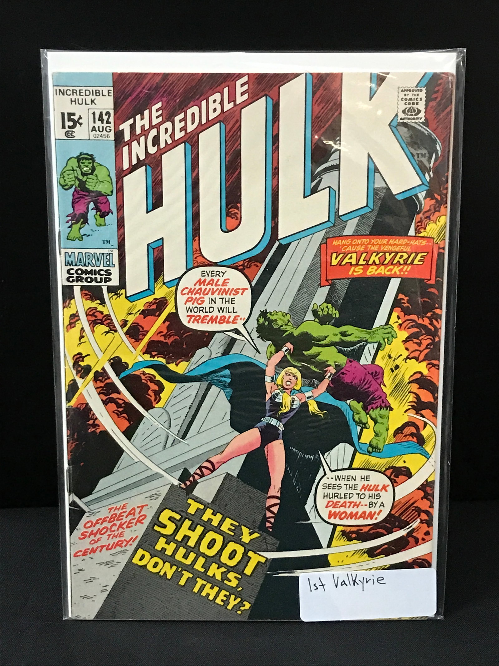 THE INCREDIBLE HULK #142 1ST VALKYRIE - MARVEL COMICS: Prices are in Canadian dollars