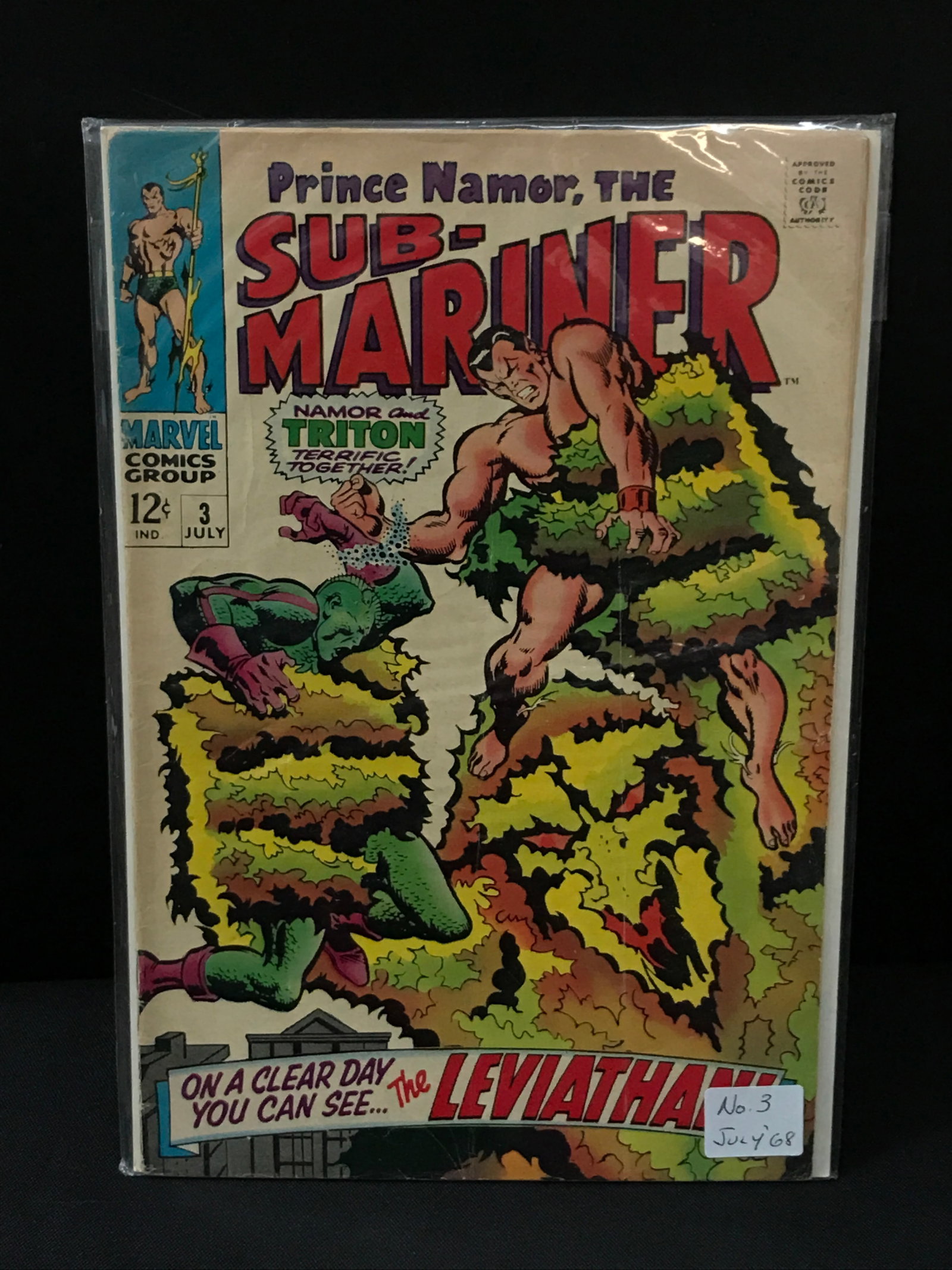 SUB MARINER #3 (1968) - MARVEL COMICS (1 of 1)