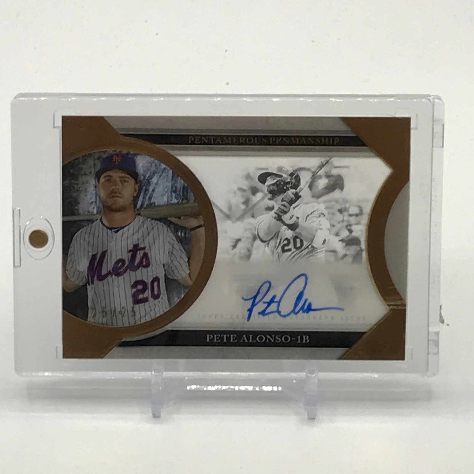 2020 TOPPS CERTIFIED AUTO PETE ALONSO SIGNED TRADING CARD 25/25: Prices are in Canadian dollars