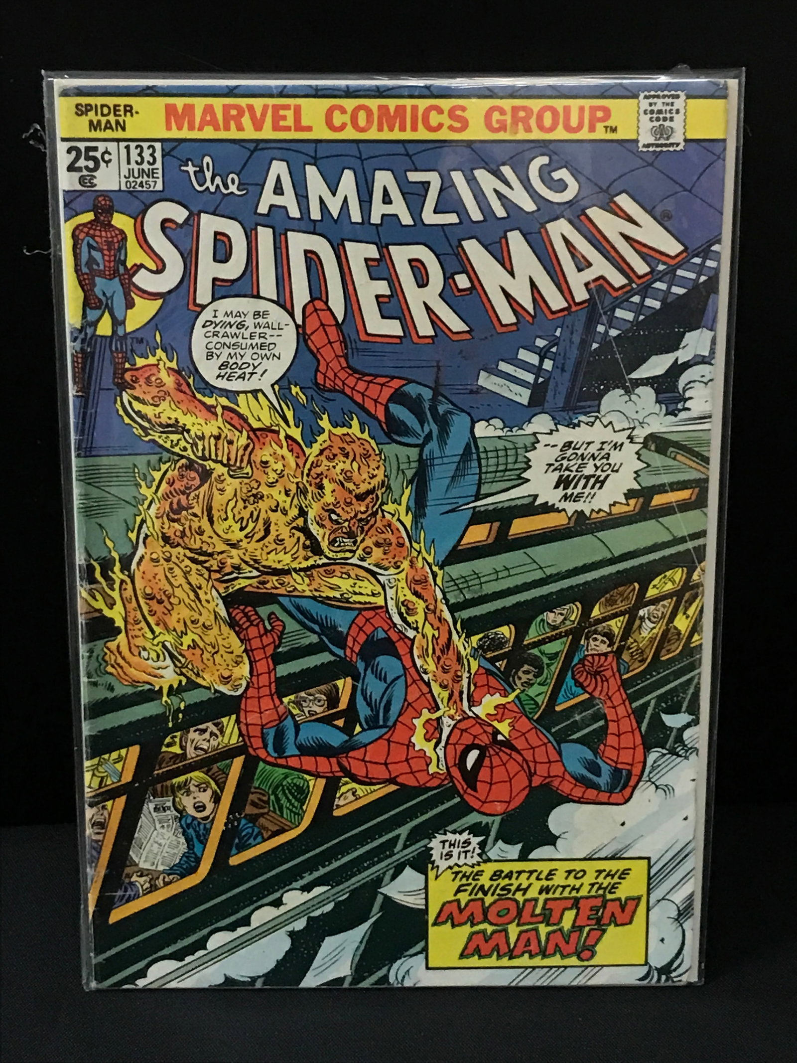 THE AMAZING SPIDERMAN #133 - MARVEL COMICS (1 of 1)