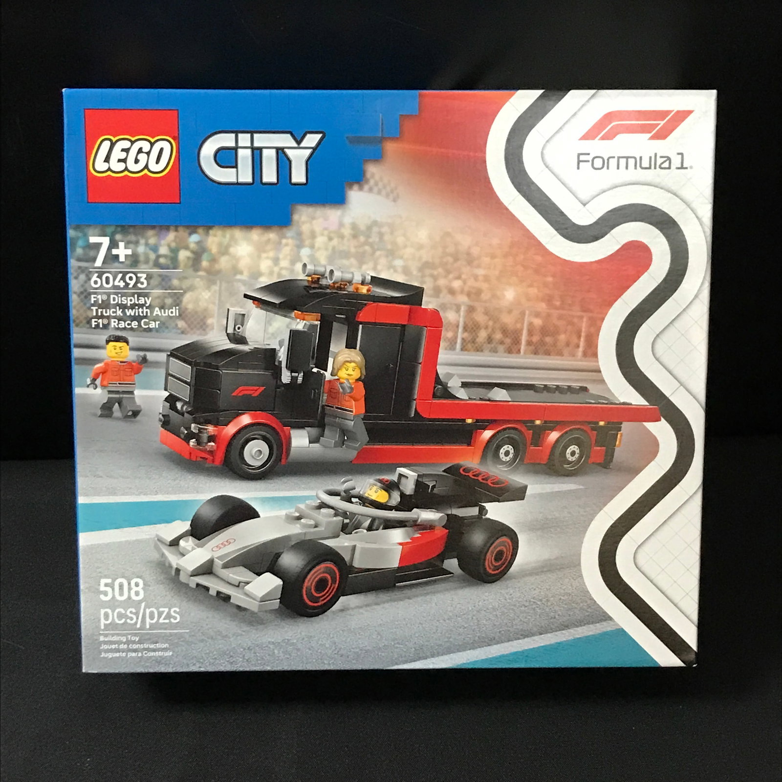 LEGO CITY #60493 F1 DISPLAY TRUCK WITH AUDI F1 RACE CAR SEALED IN ORIGINAL PACKAGING: Prices are in Canadian dollars
