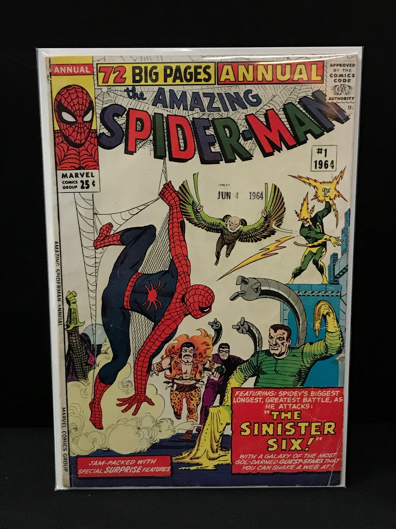 THE AMAZING SPIDERMAN ANNUAL #1 (1964) - MARVEL COMICS (1 of 1)