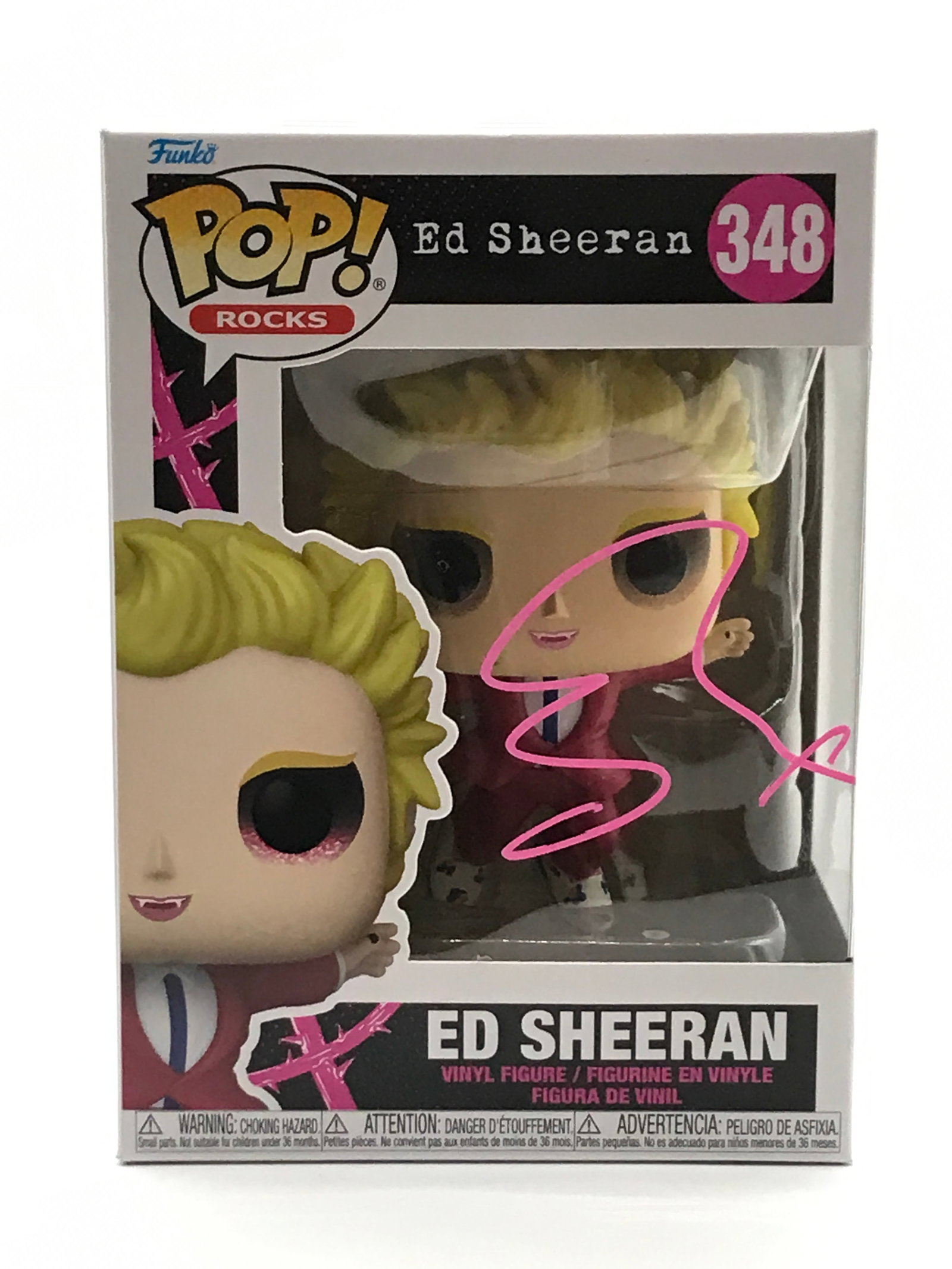 ED SHEERAN SIGNED FUNKO POP - ACE COA: Prices are in Canadian dollars
