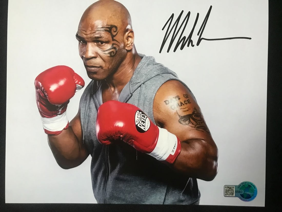 MIKE TYSON SIGNED 8 X 10 (WWOC COA) (1 of 1)