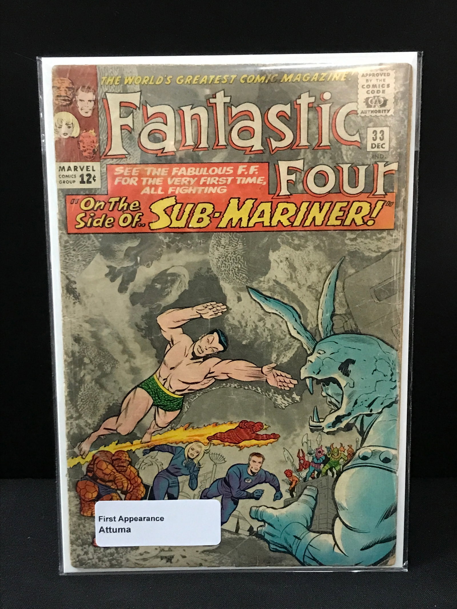 THE FANTASTIC FOUR #33 1ST APP ATTUMA - MARVEL COMICS: Prices are in Canadian dollars