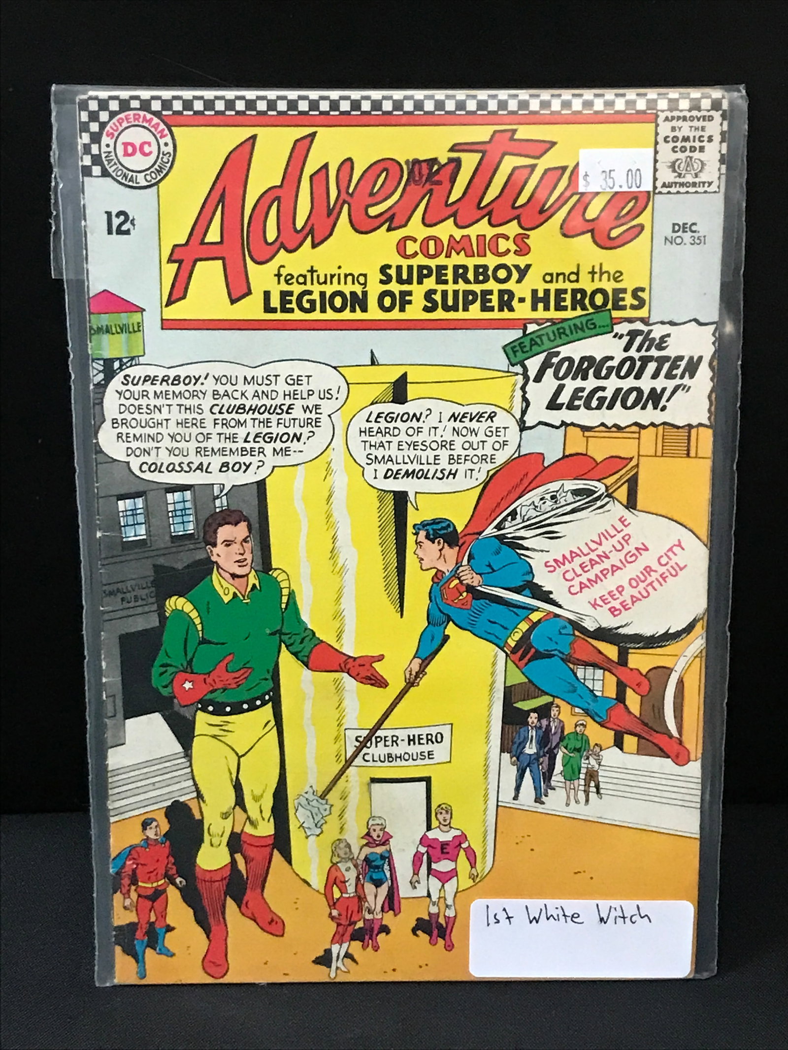 ADVENTURE COMICS #351 1ST WHITE WITCH - DC COMICS (1 of 1)