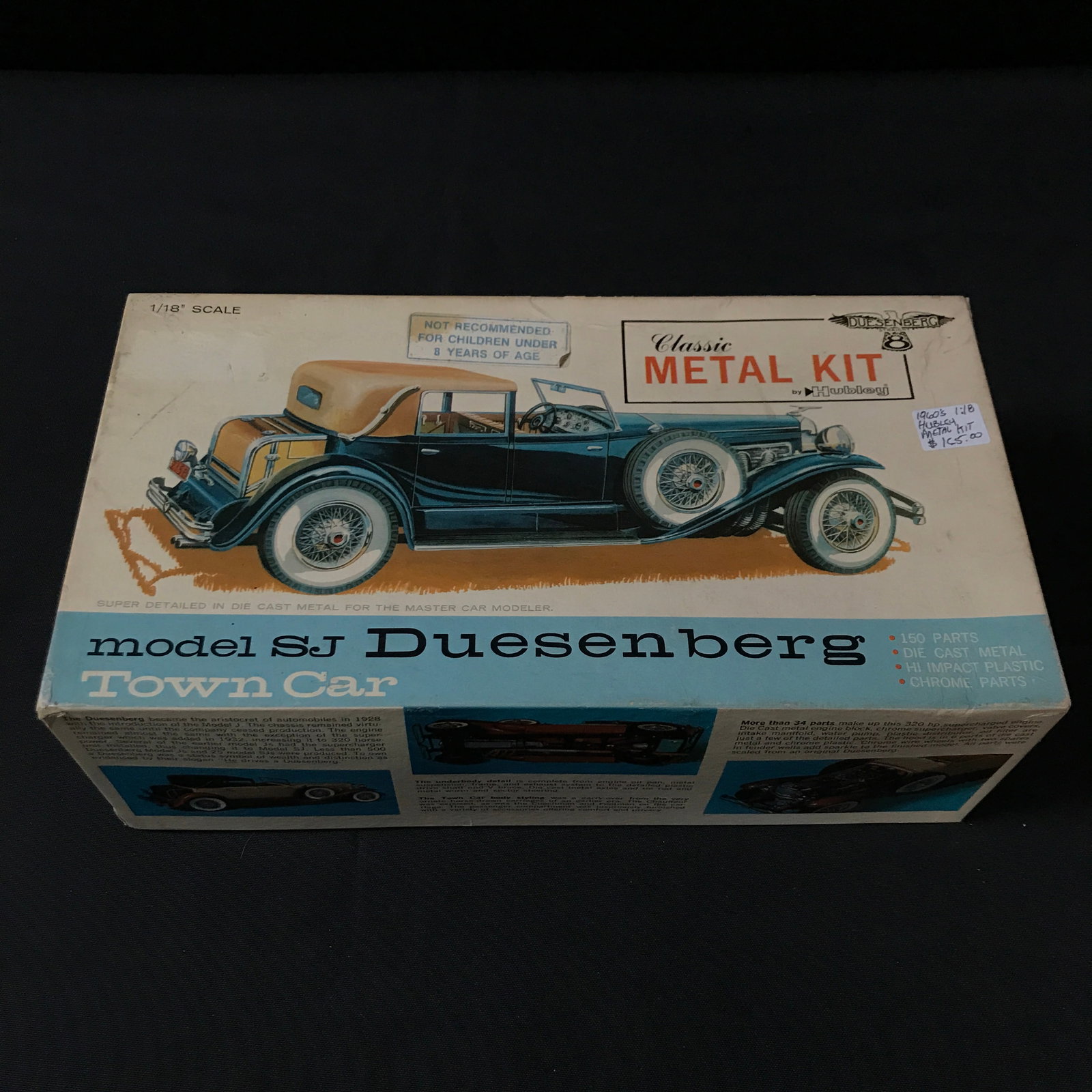 DUESENBERG MODEL SJ TOWNCAR MODEL KIT SEALED IN ORIGINAL PACKAGING (1 of 1)