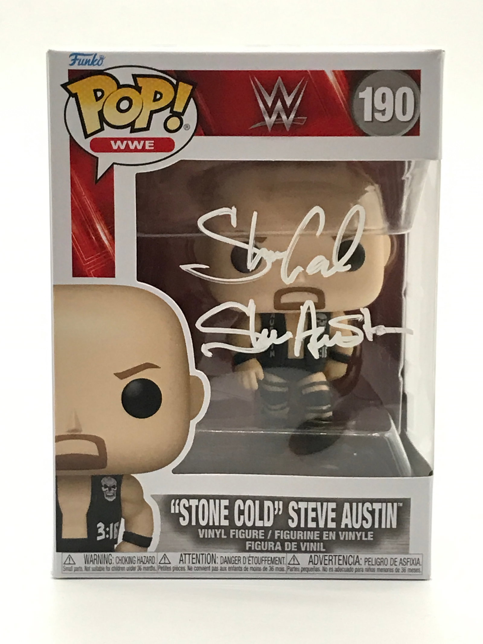 STONE COLD STEVE AUSTIN SIGNED FUNKO POP - KB COA (1 of 2)