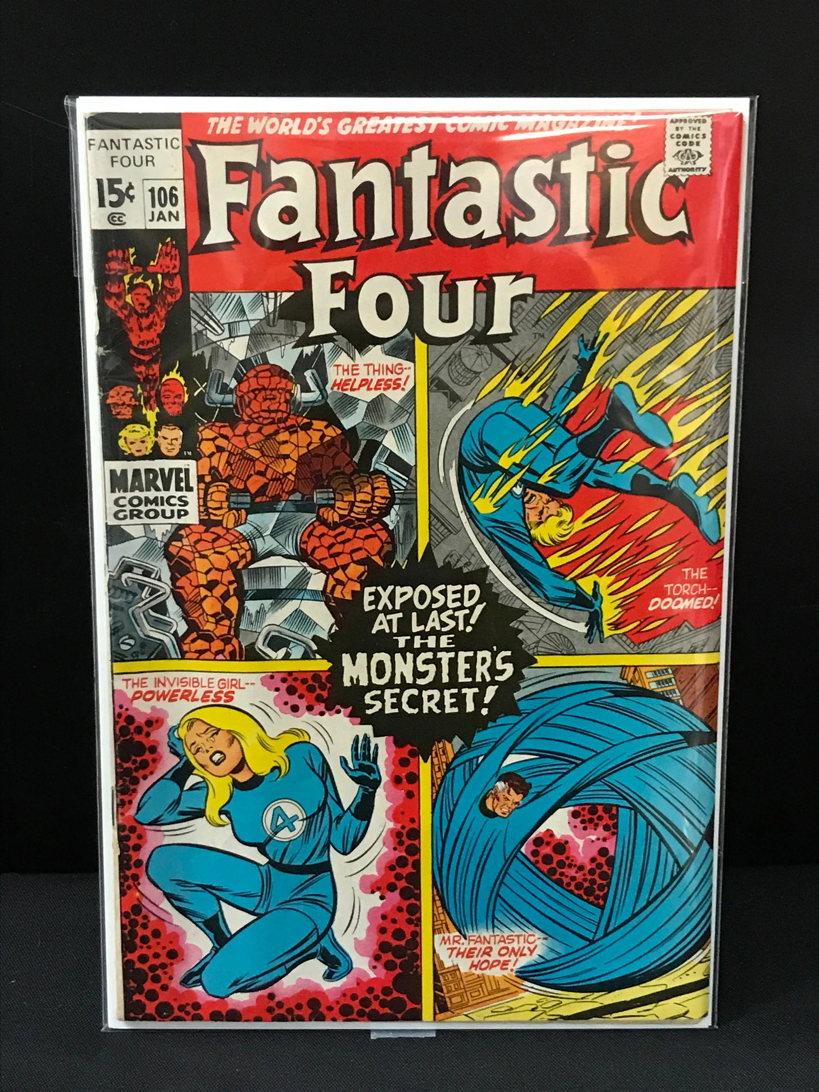 THE FANTASTIC FOUR #106 - MARVEL COMICS: Prices are in Canadian dollars