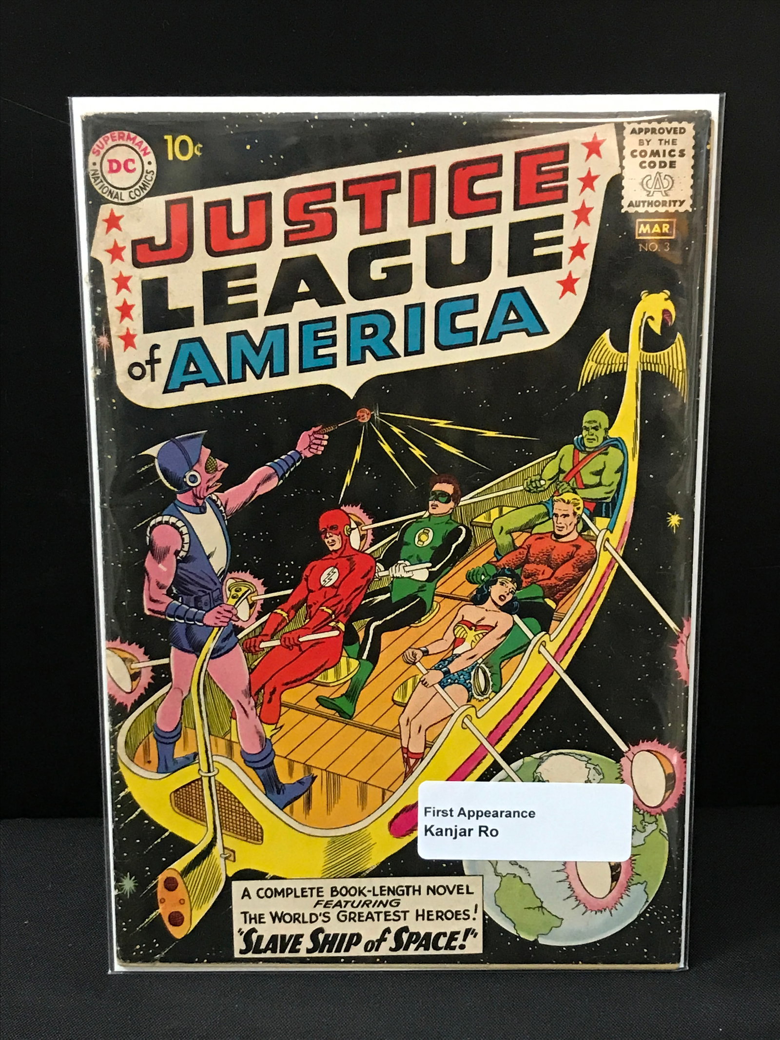 JUSTICE LEAGUE OF AMERICA #1 1ST APP KANJAR RO - DC COMICS (1 of 1)