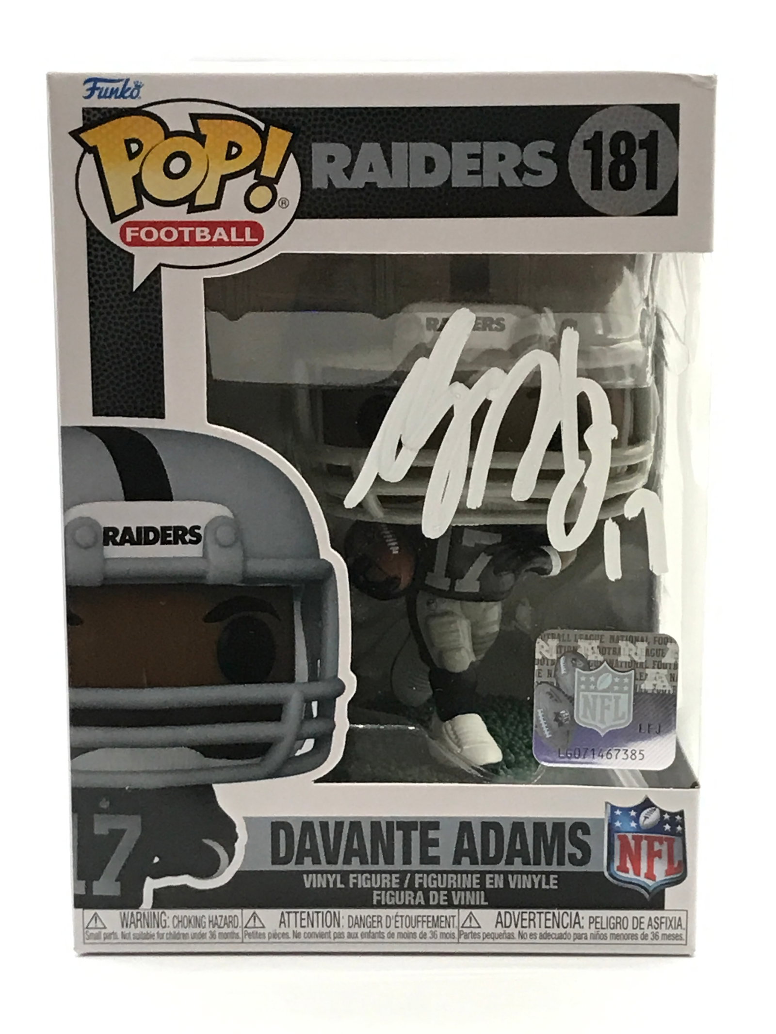 DAVANTE ADAMS SIGNED FUNKO POP - ACE COA: Prices are in Canadian dollars