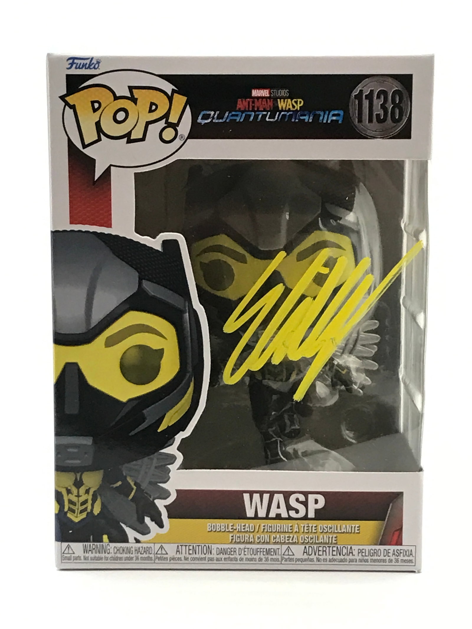 EVANGELINE LILLY SIGNED WASP FUNKO POP - KB COA: Prices are in Canadian dollars