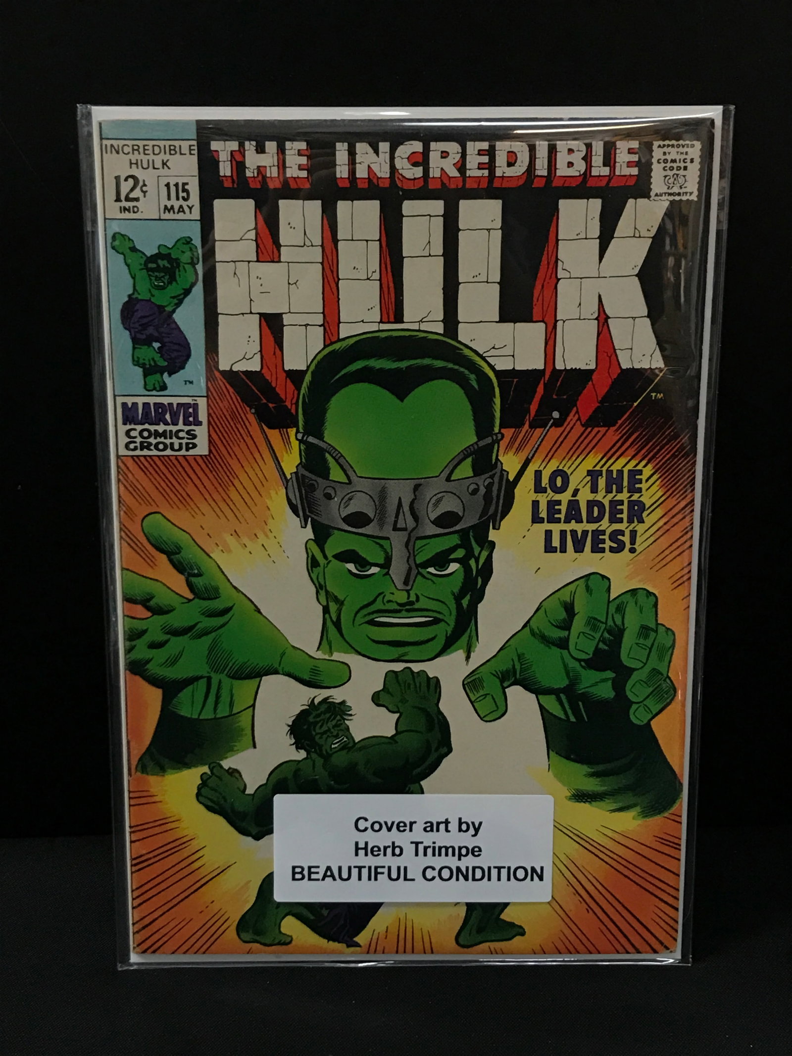 MARVEL COMICS NO.115 THE INCREDIBLE HULK (1 of 1)