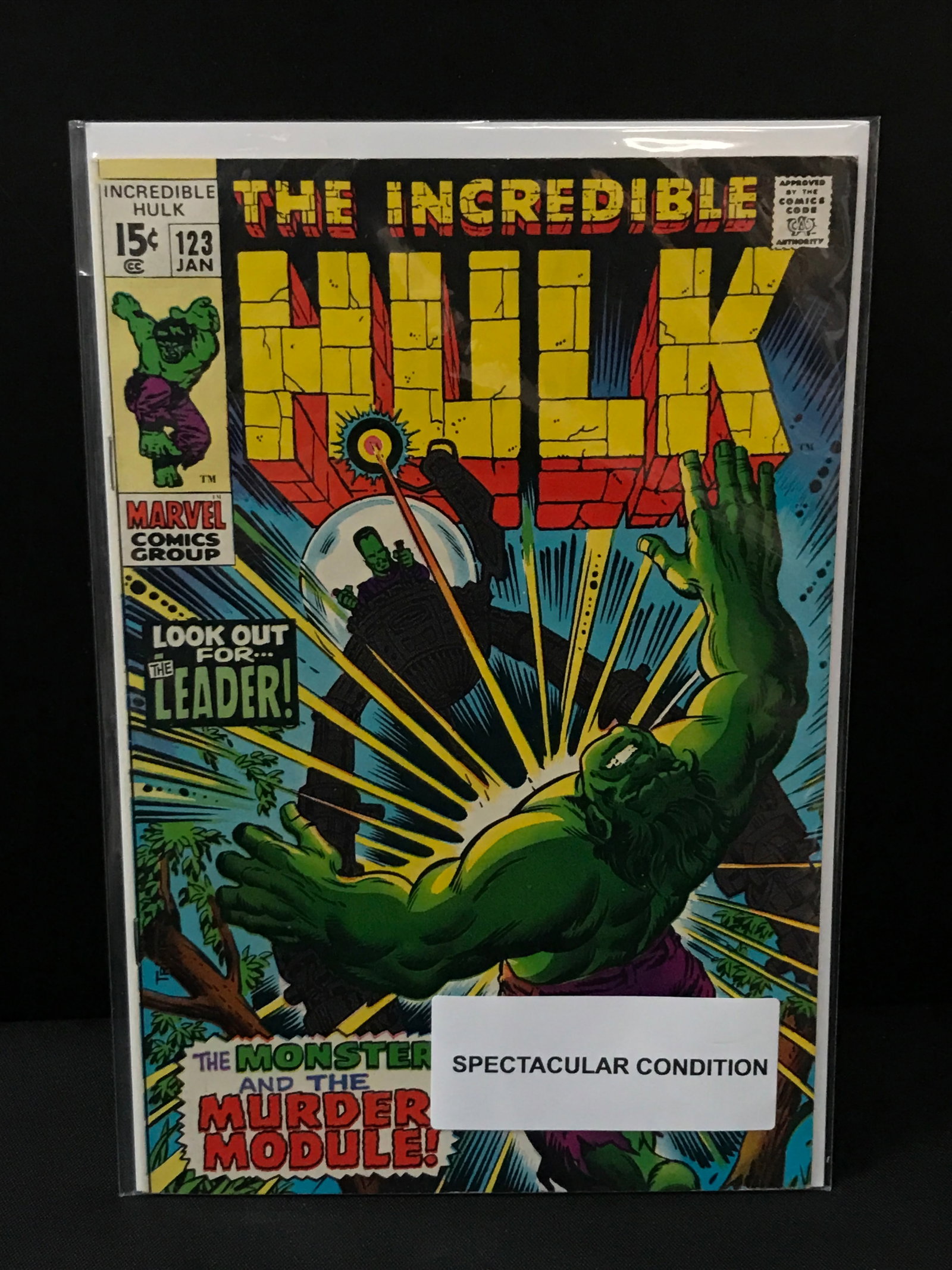 MARVEL COMICS NO.123 THE INCREDIBLE HULK: Prices are in Canadian dollars