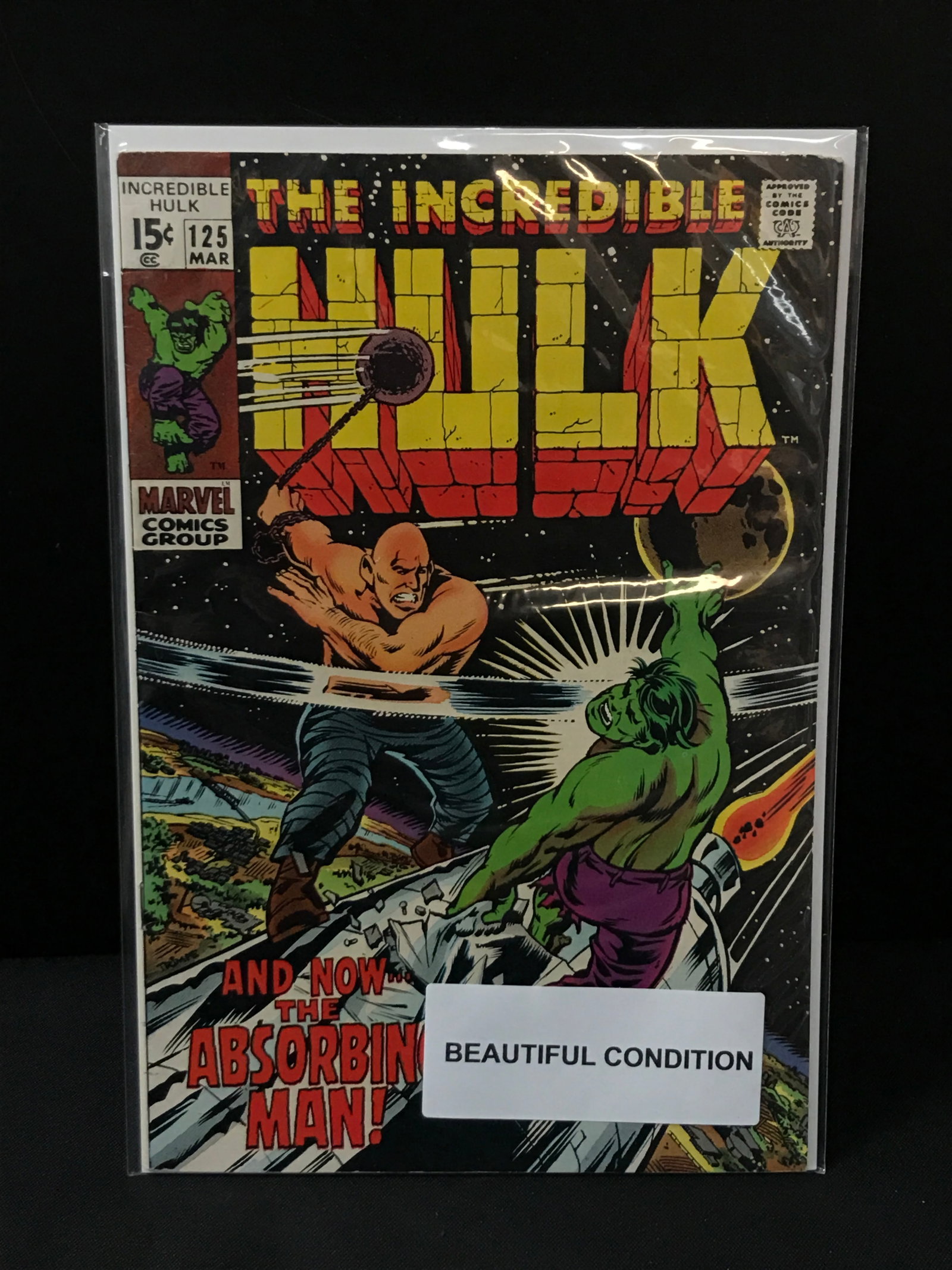 MARVEL COMICS NO.125 THE INCREDIBLE HULK (1 of 1)