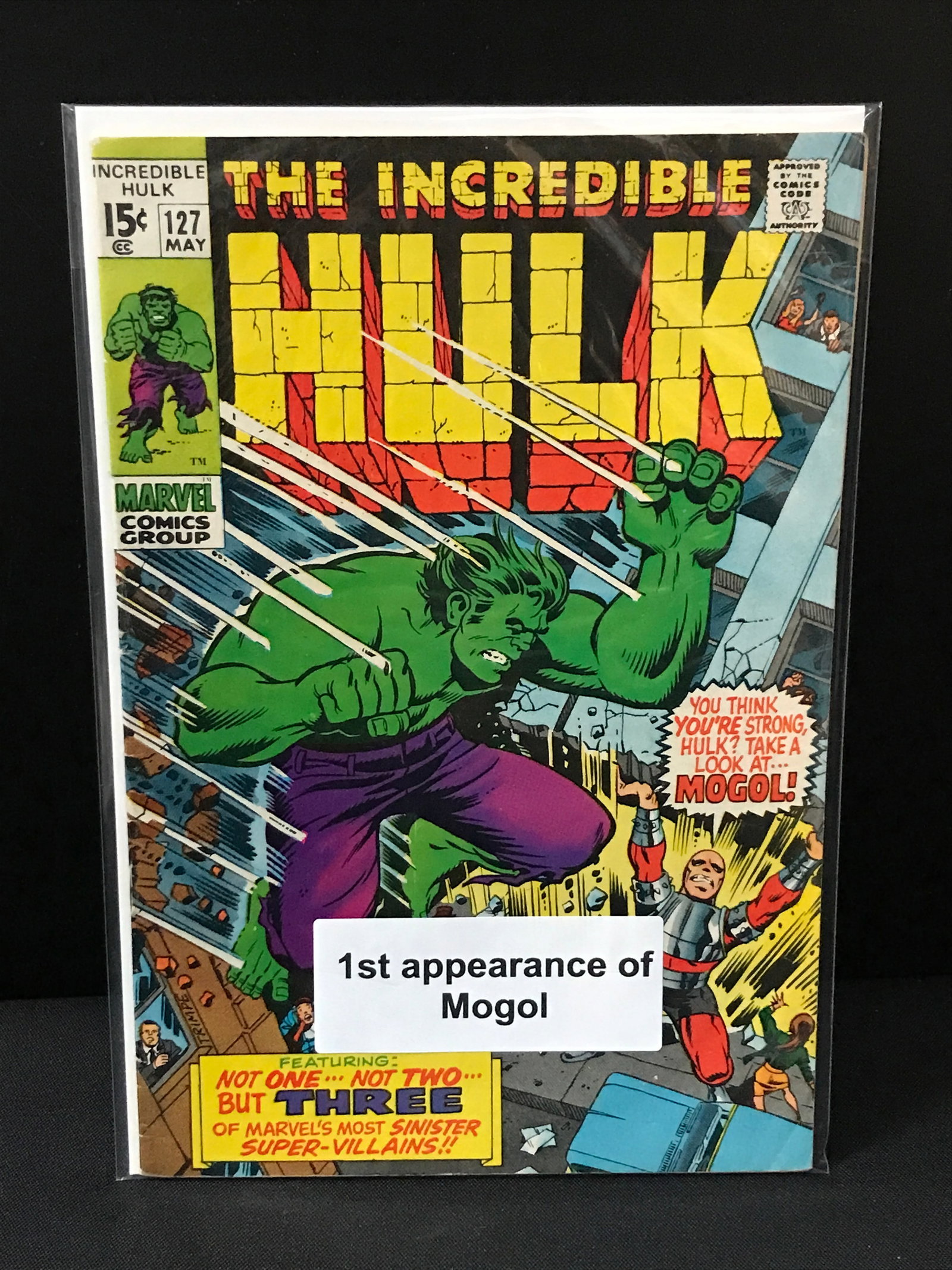 MARVEL COMICS NO.127 THE INCREDIBLE HULK (1 of 1)