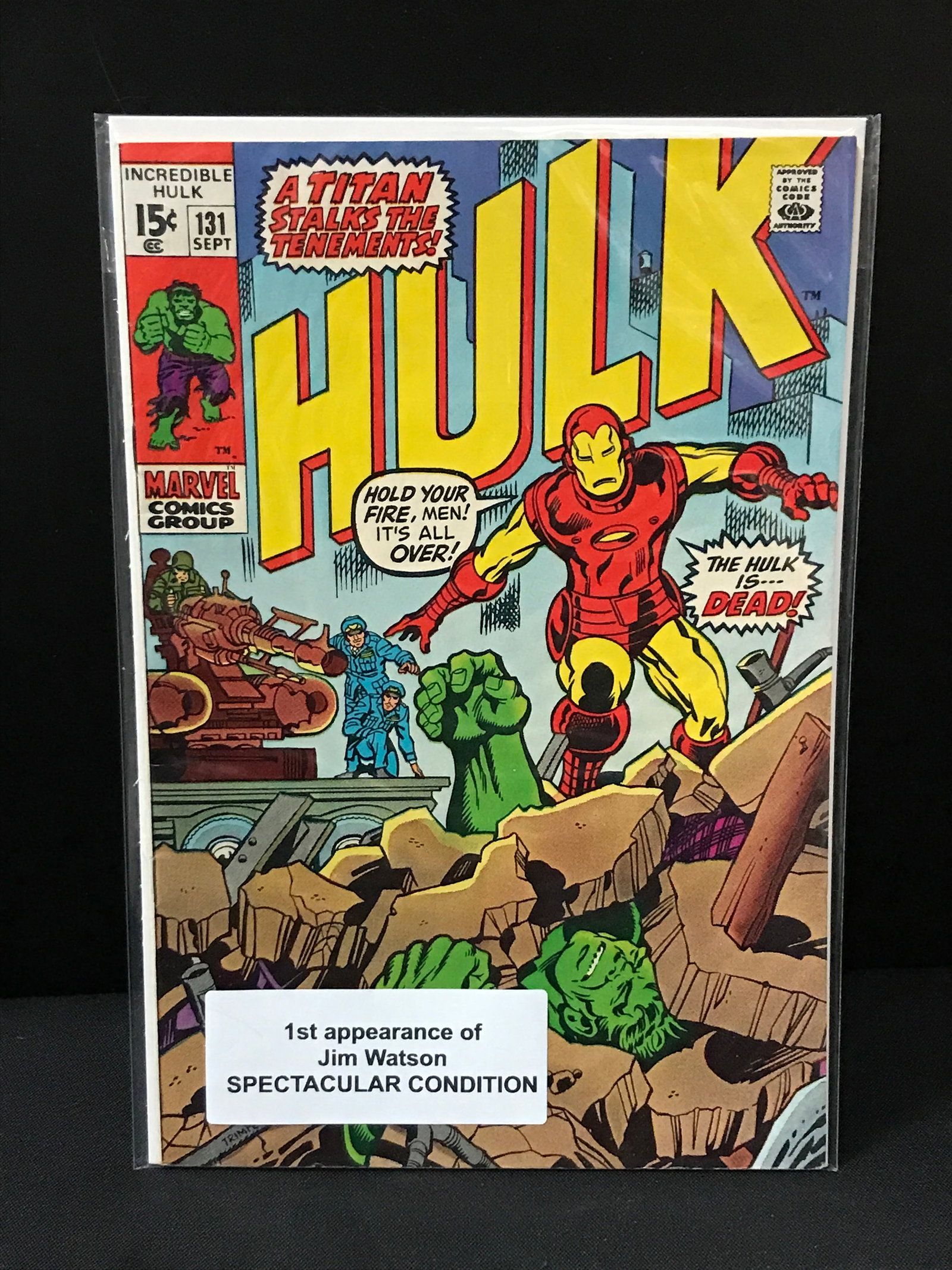 MARVEL COMICS NO.131 THE INCREDIBLE HULK (1 of 1)
