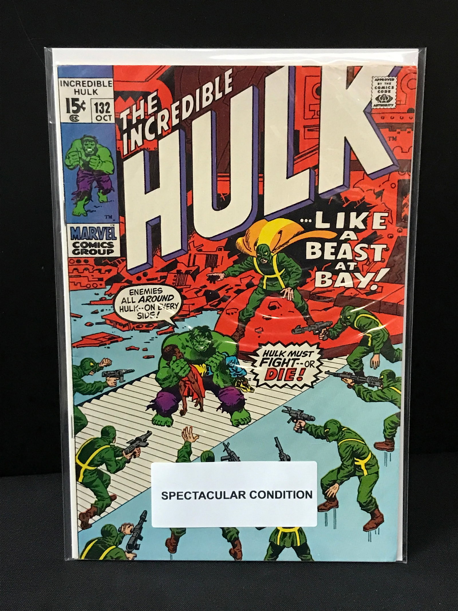 MARVEL COMICS NO.132 THE INCREDIBLE HULK: Prices are in Canadian dollars