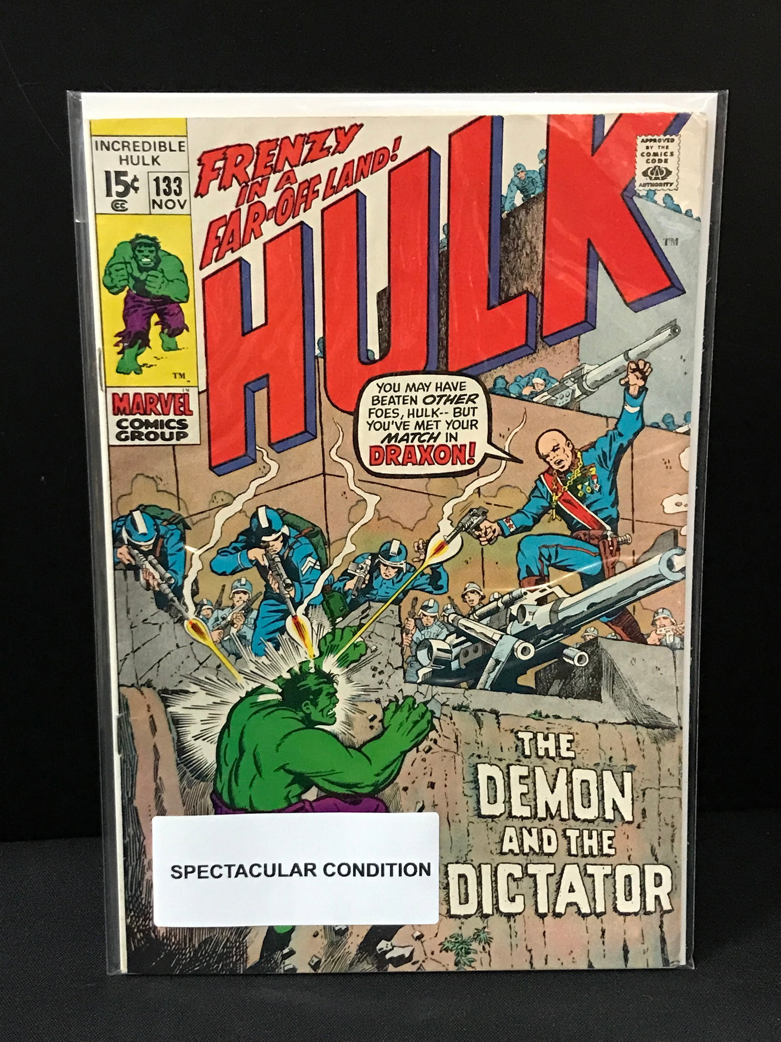 MARVEL COMICS NO.133 THE INCREDIBLE HULK (1 of 1)