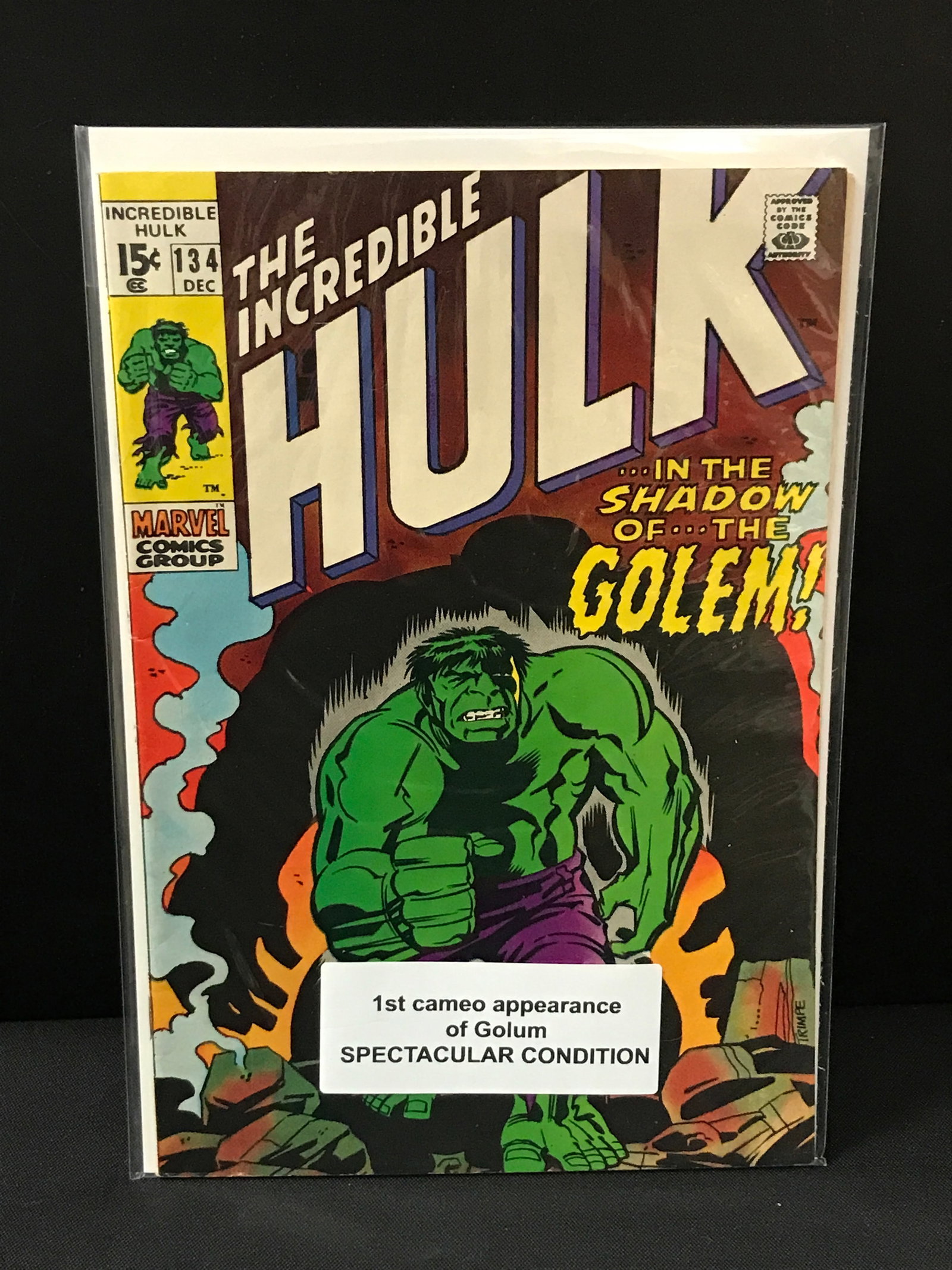MARVEL COMICS NO.134 THE INCREDIBLE HULK: Prices are in Canadian dollars