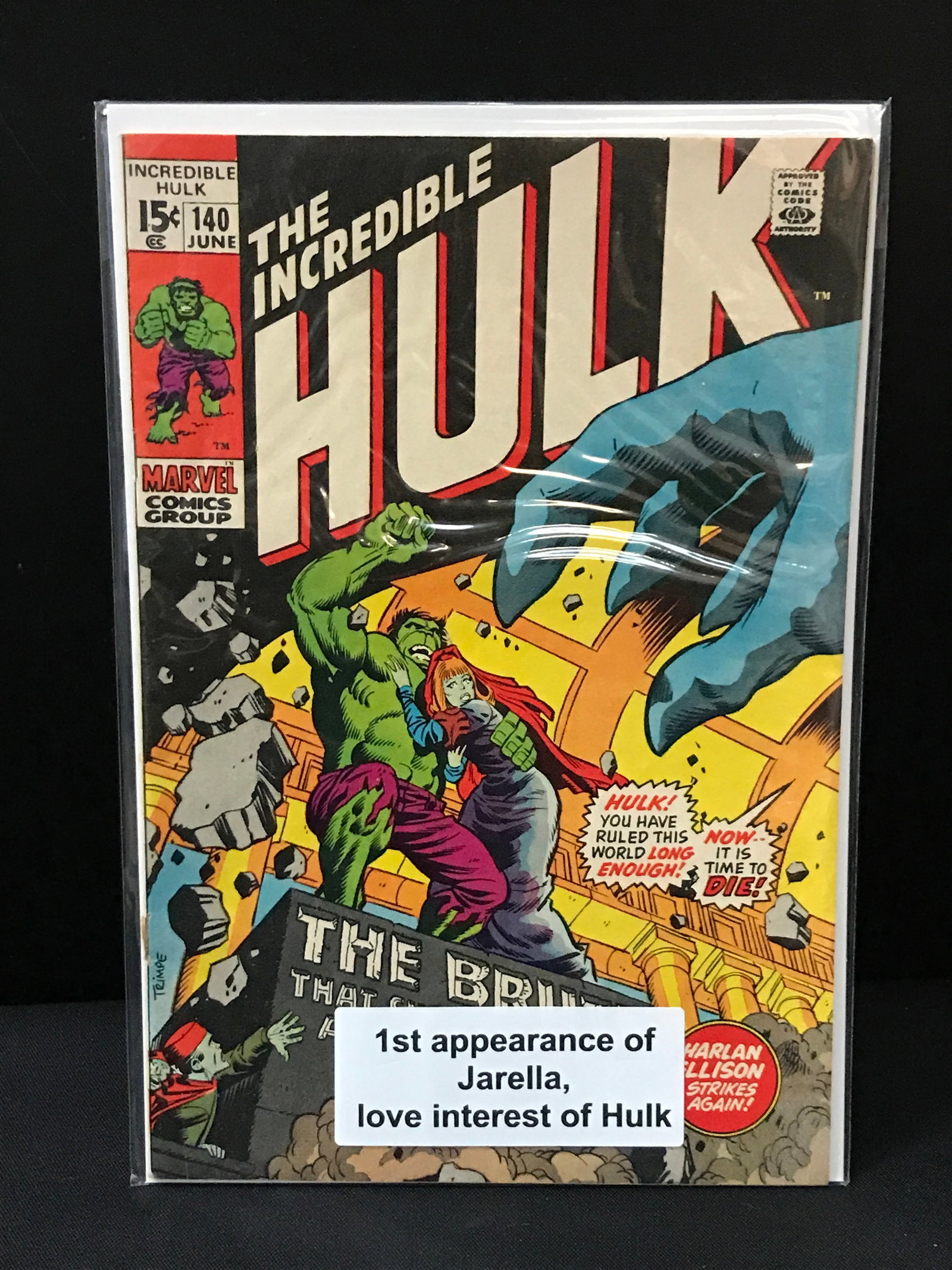 MARVEL COMICS NO.140 THE INCREDIBLE HULK: Prices are in Canadian dollars