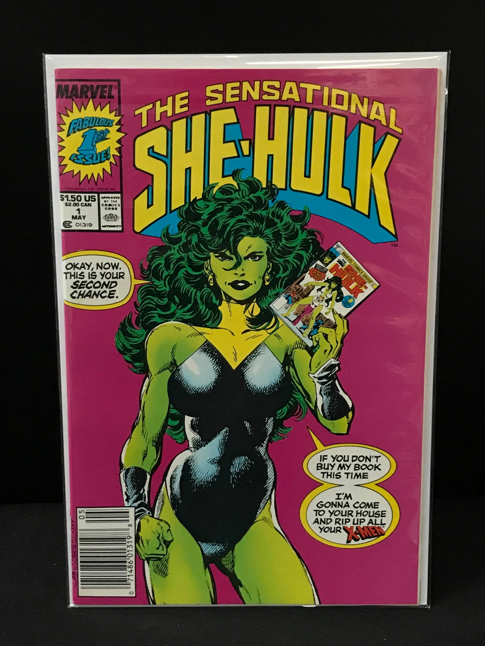 MARVEL COMICS NO.1 THE SENSATIONAL SHE-HULK (1 of 1)