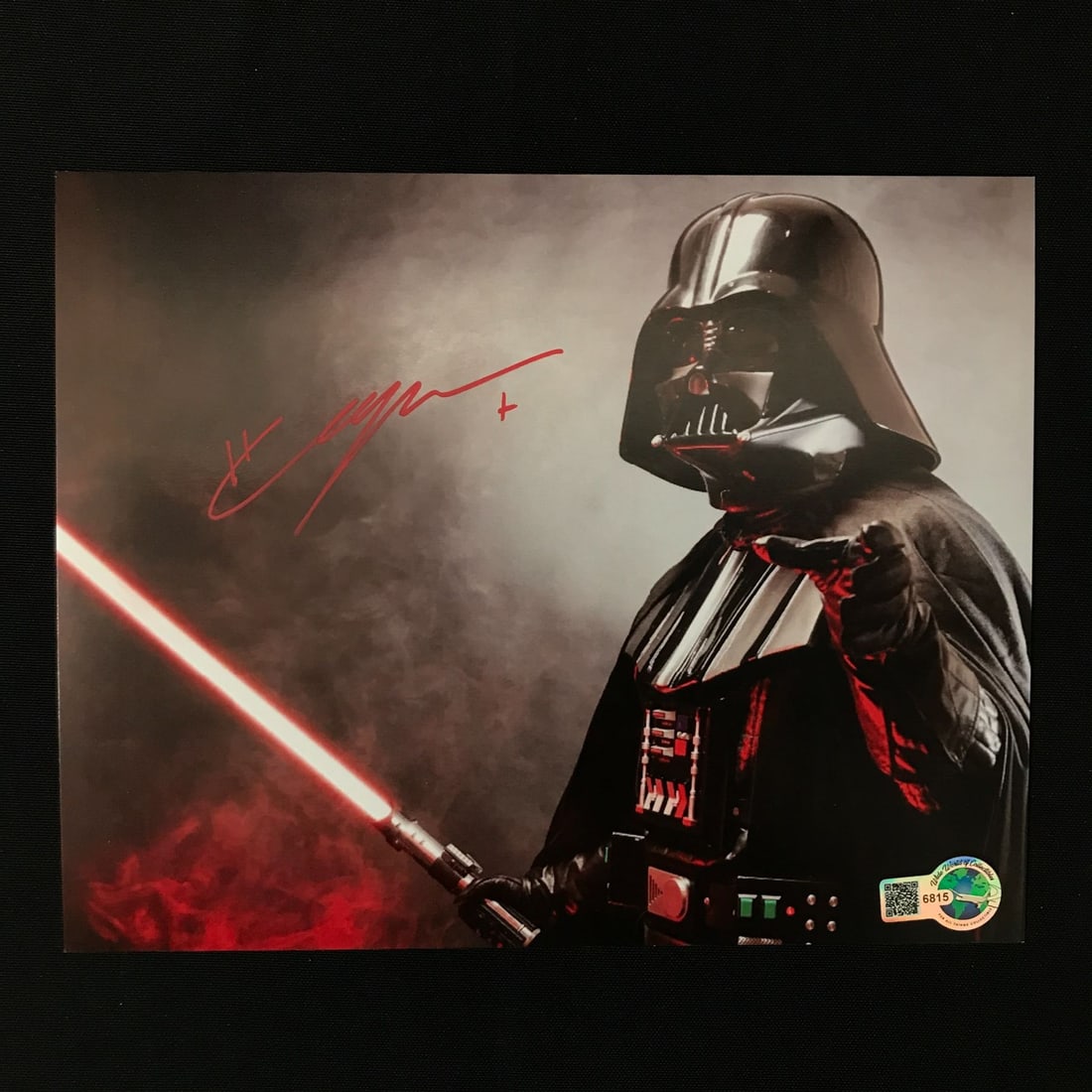 HAYDEN CHRISTIANSEN SIGNED STAR WARS 8 X 10 (WWOC COA): Prices are in Canadian dollars