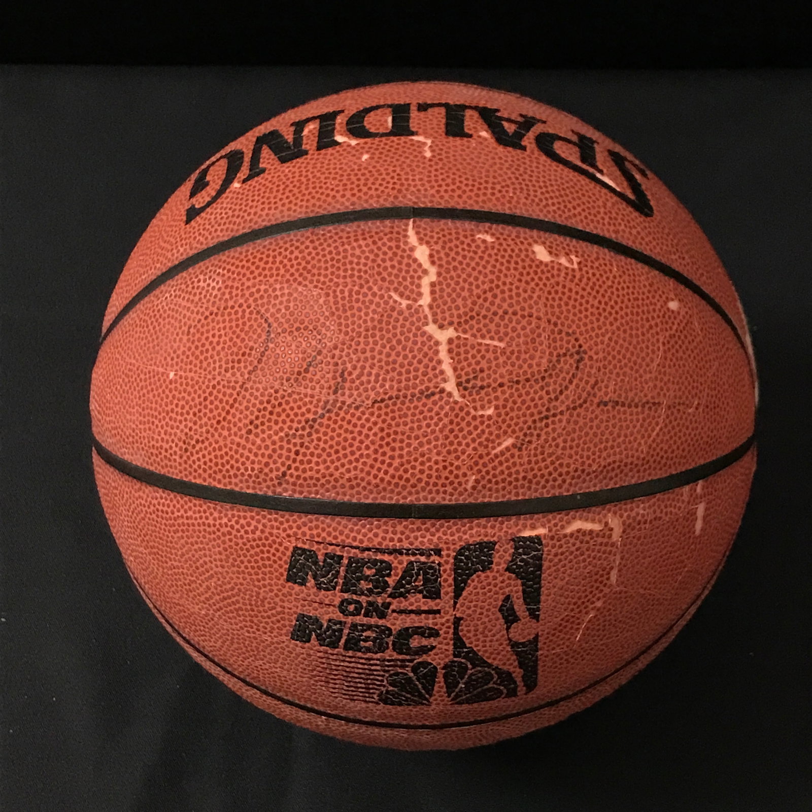 MICHAEL JORDAN SIGNED SPALDING BASKETBALL (JSA LOA) (1 of 2)