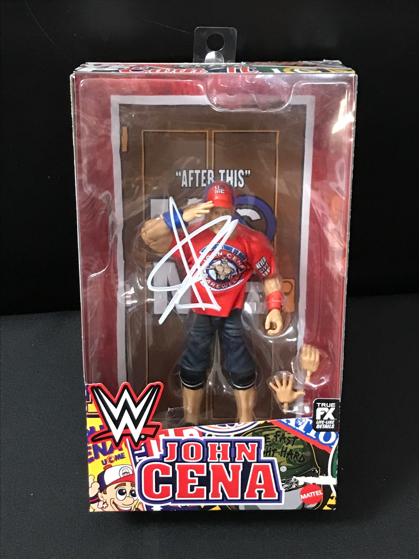 JOHN CENA SIGNED WWE ACTION FIGURE (WWOC COA) (1 of 1)
