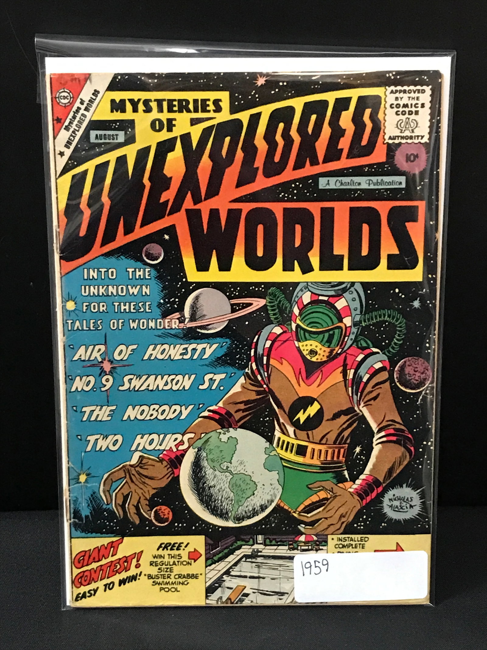 CDC COMICS MYSTERIES OF UNEXPLORED WORLDS: Prices are in Canadian dollars