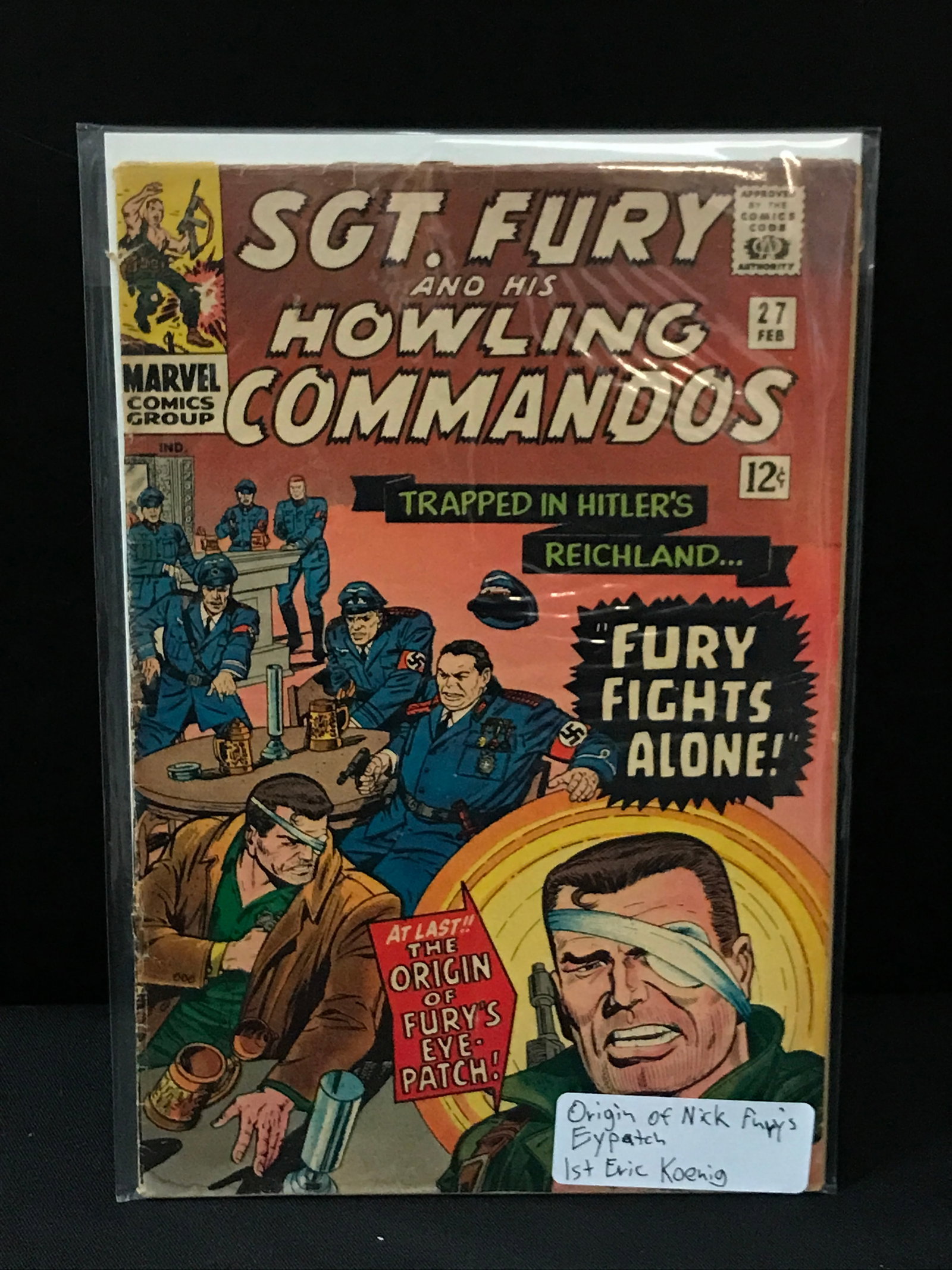 MARVEL COMICS NO.27 SGT. FURY AND HIS HOWLING COMMANDOS (1 of 1)