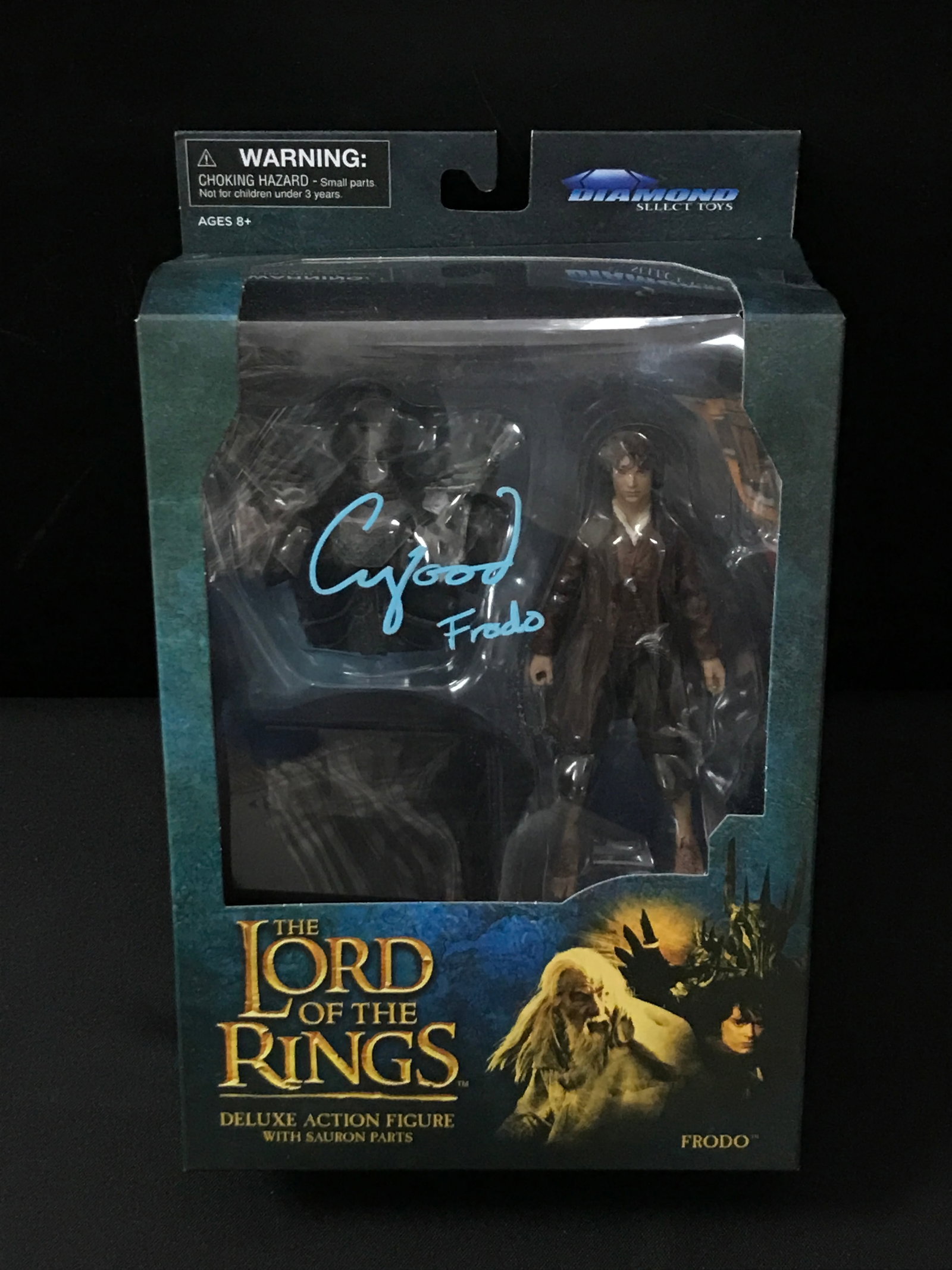 ELIJAH WOOD SIGNED LORD OF THE RINGS ACTION FIGURE (WWOC COA): Prices are in Canadian dollars