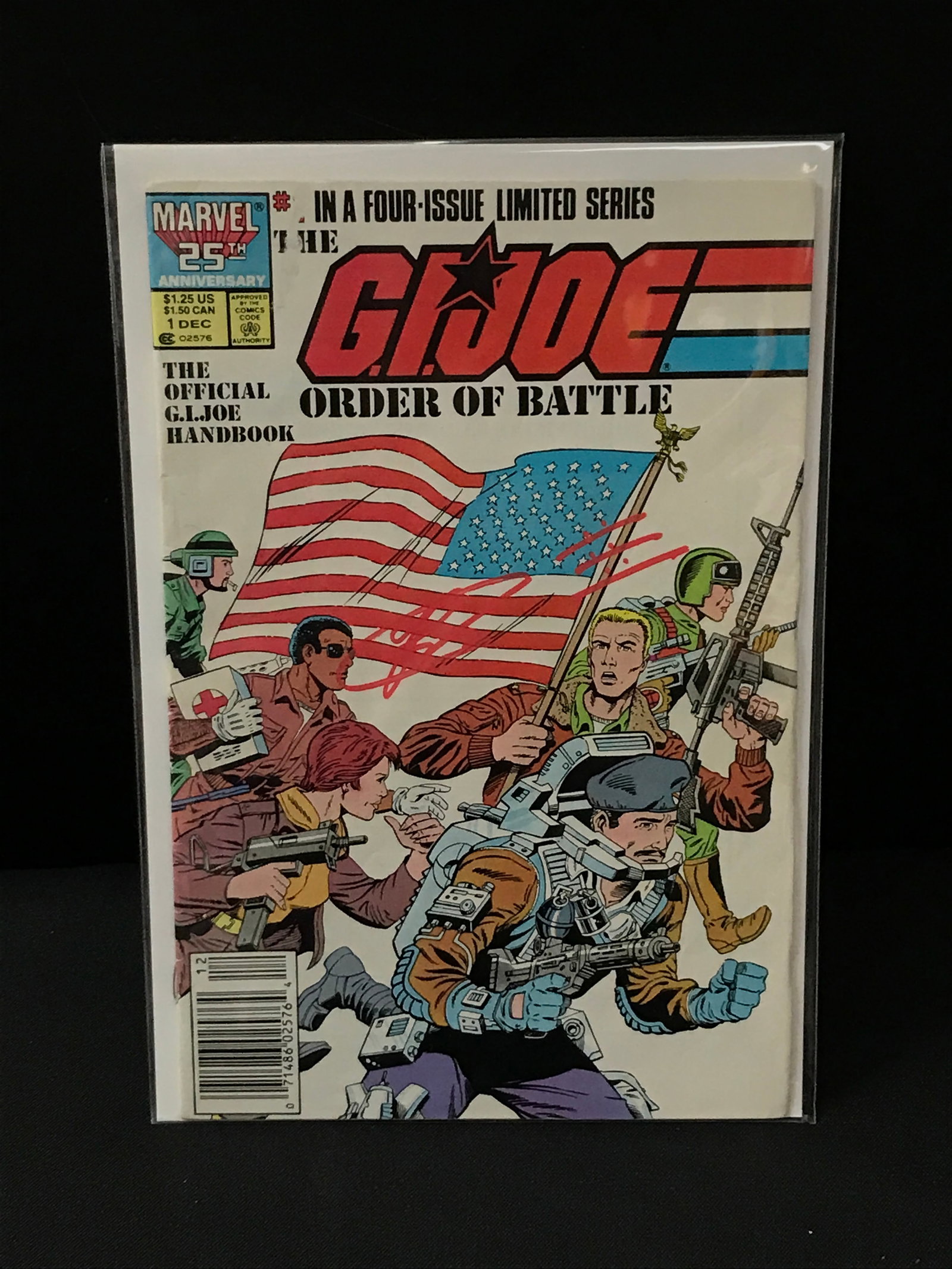 RAY PARK SIGNED GI JOE COMIC: Prices are in Canadian dollars
