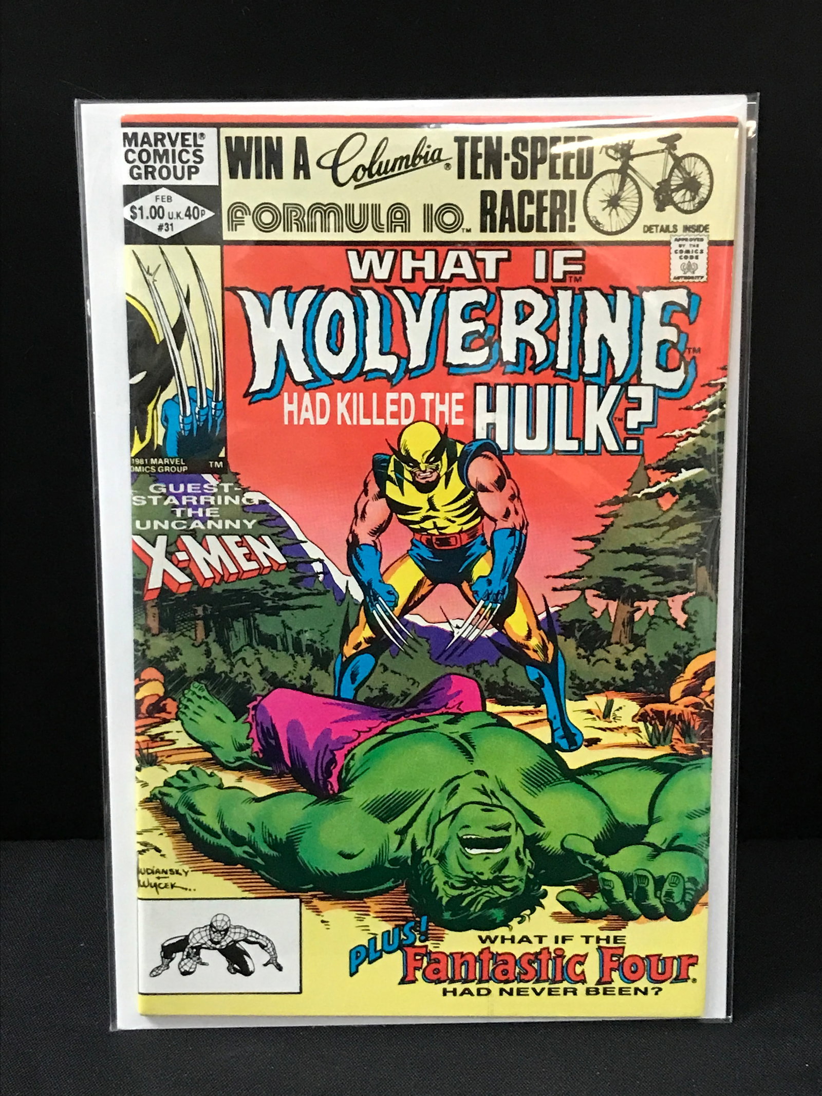 MAARVEL COMICS NO.31 WHAT IF WOLVERINE HAD KILLED HULK: Prices are in Canadian dollars