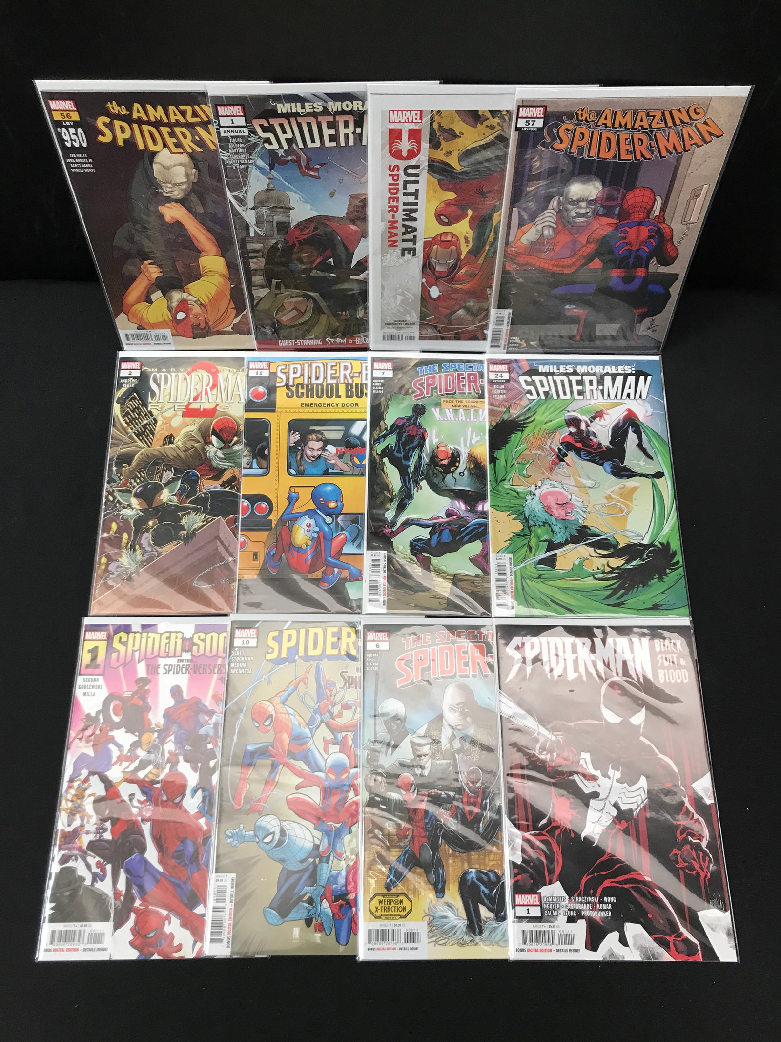 LOT OF 12 SPIDERMAN COMICS (MARVEL COMICS) (1 of 1)