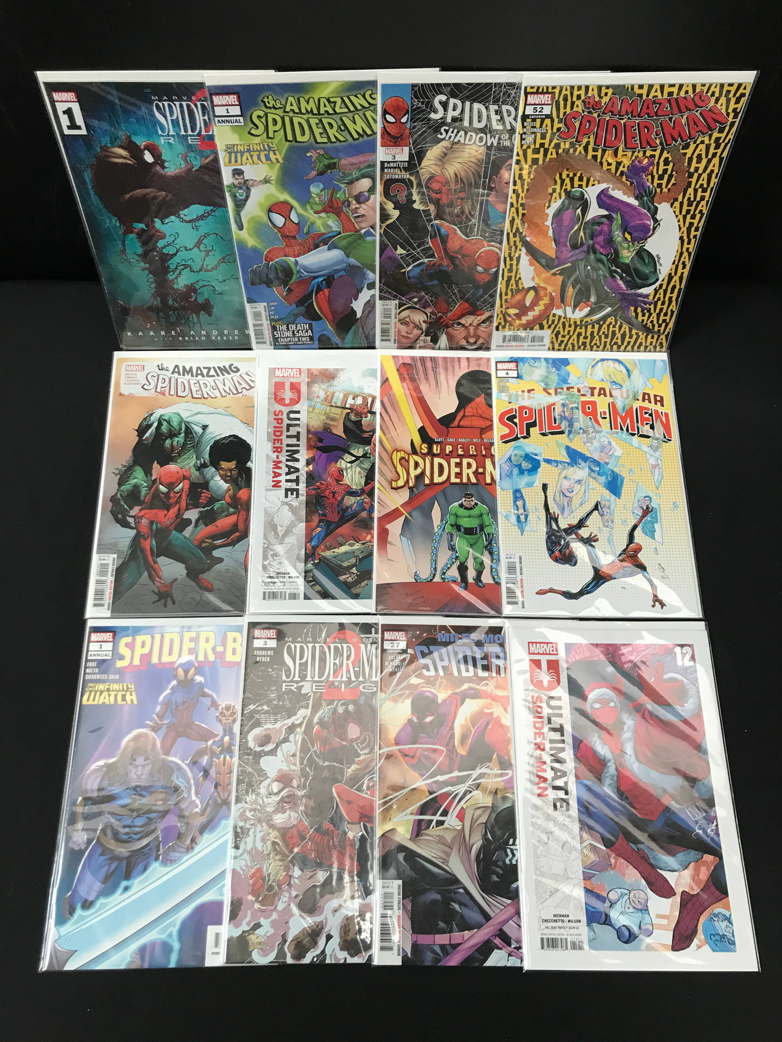 LOT OF 12 SPIDERMAN COMICS (MARVEL COMICS) (1 of 1)