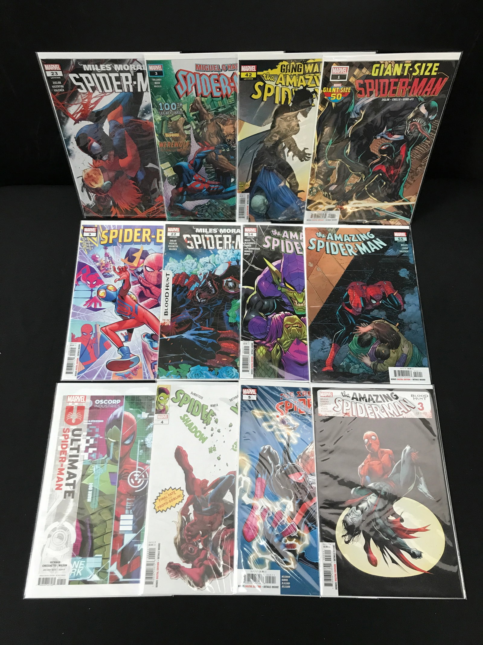 LOT OF 12 SPIDERMAN COMICS (MARVEL COMICS) (1 of 1)
