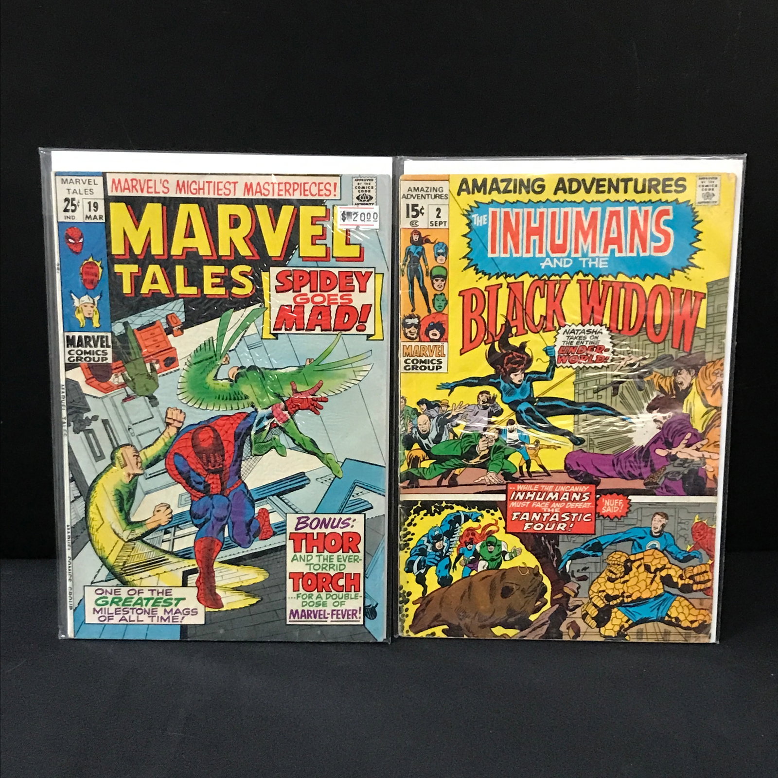 LOT OF 2 COMICS VERIOUS TITLES: Prices are in Canadian dollars