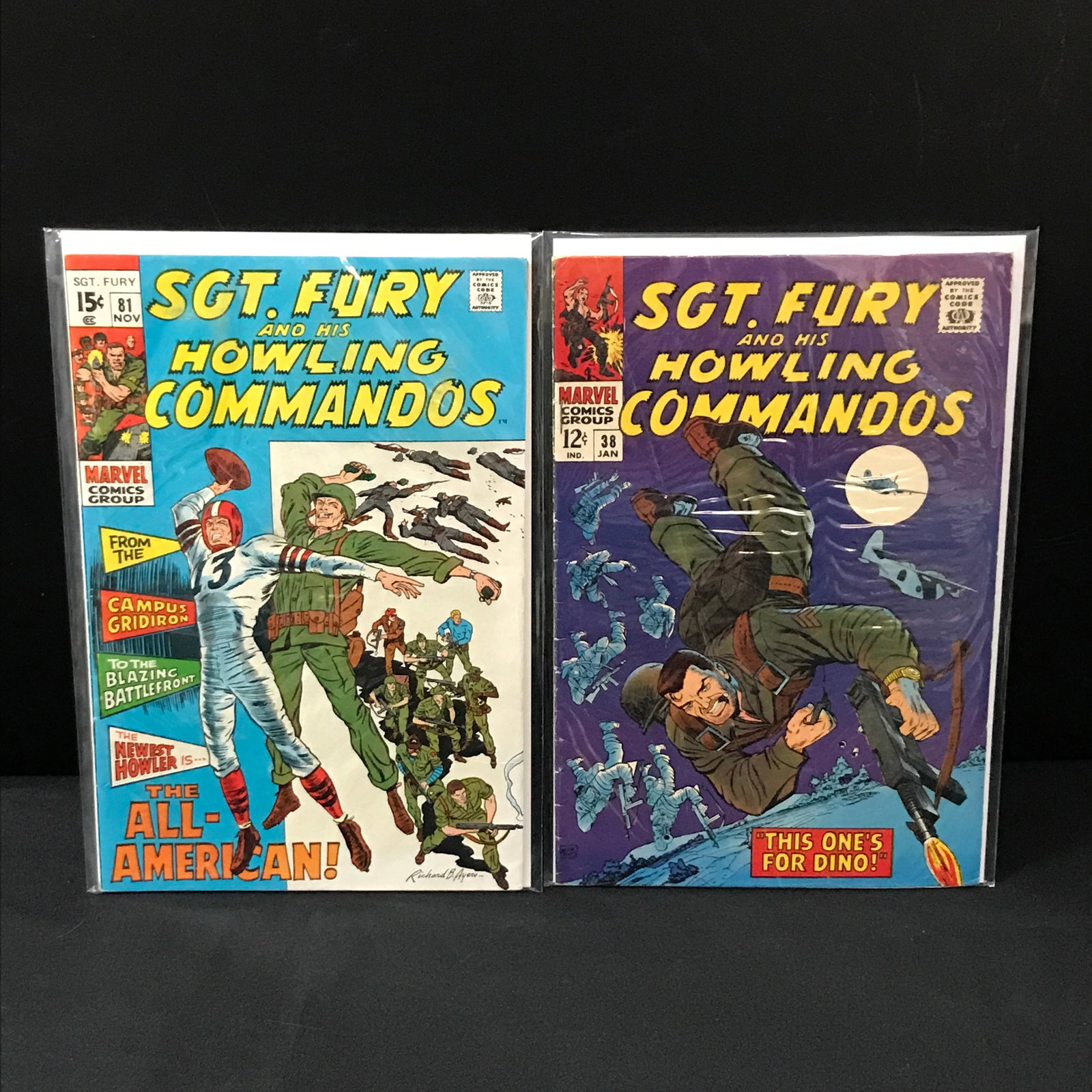LOT OF 2 SGT. FURY COMICS (1 of 1)