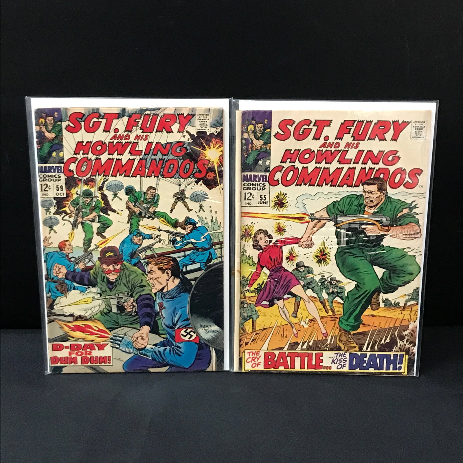 LOT OF 2 SGT. FURY COMICS (1 of 1)