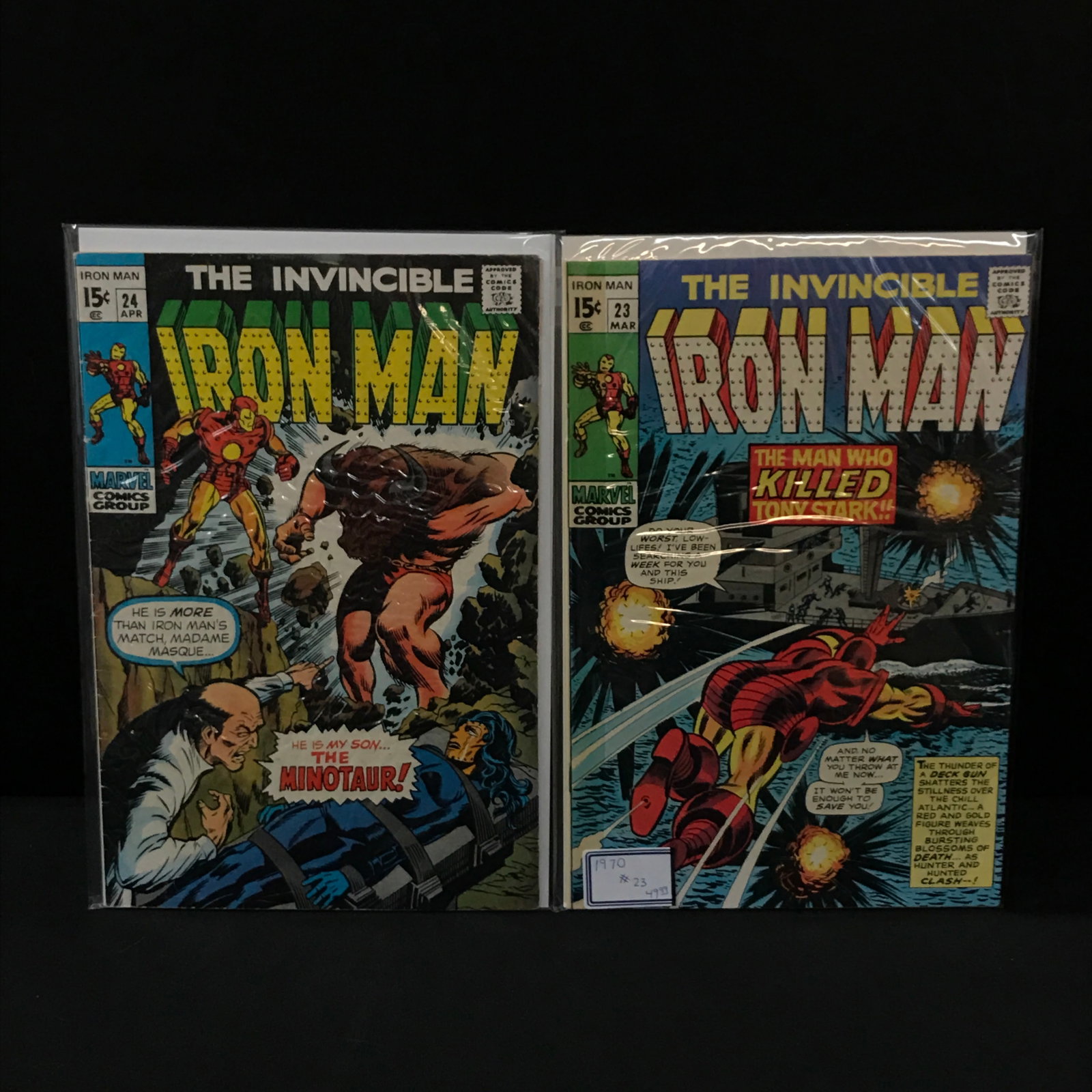 LOT OF 2 IRON MAN COMICS (MARVEL COMICS) (1 of 1)