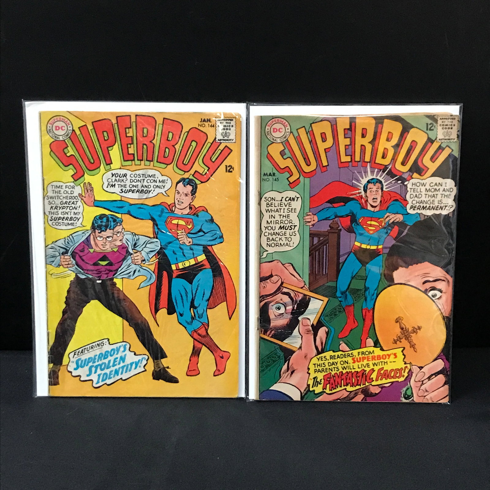 LOT OF 2 SUPERBOY COMICS (1 of 1)